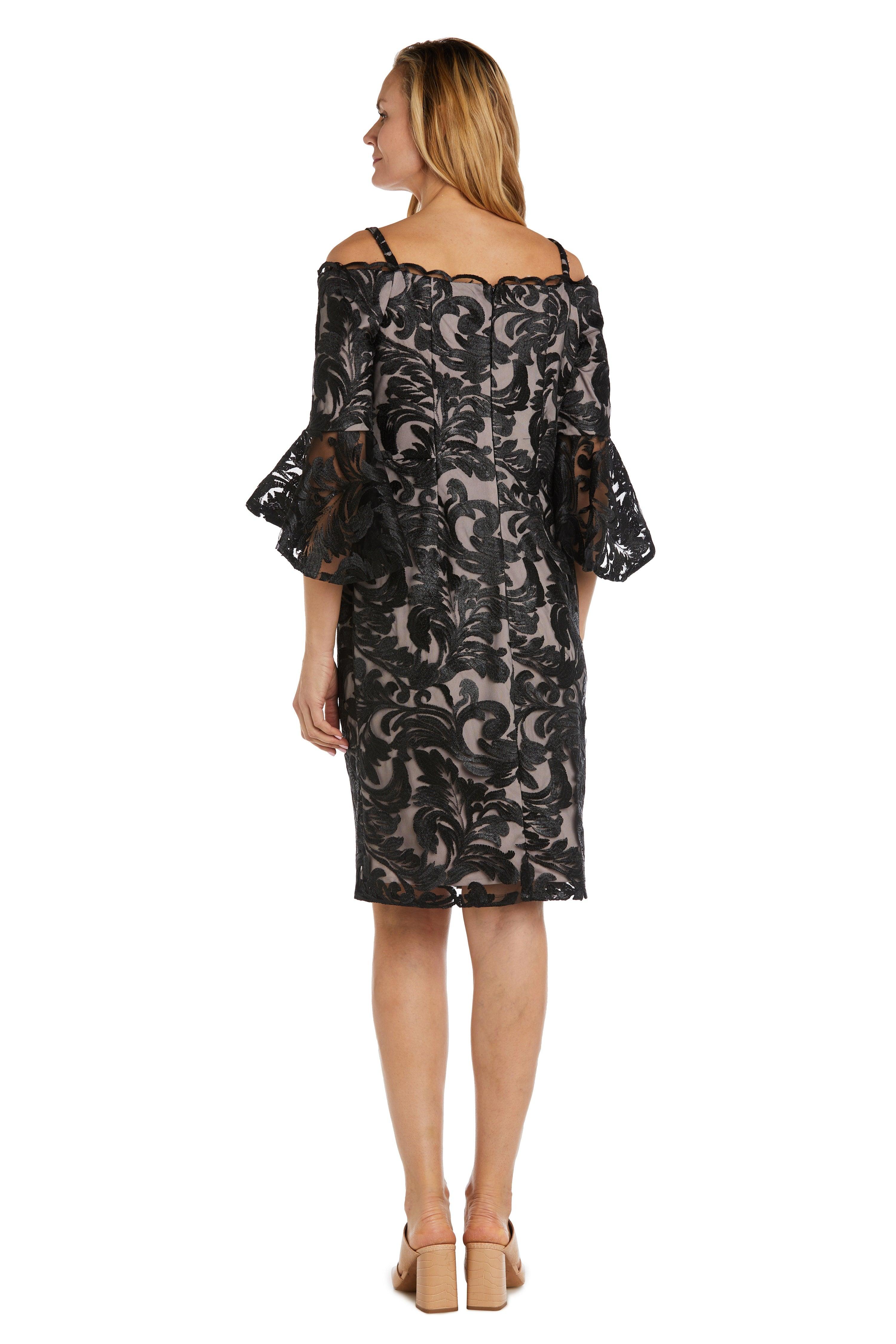 R&M Richards 2780 Short Off Shoulder Cocktail Dress