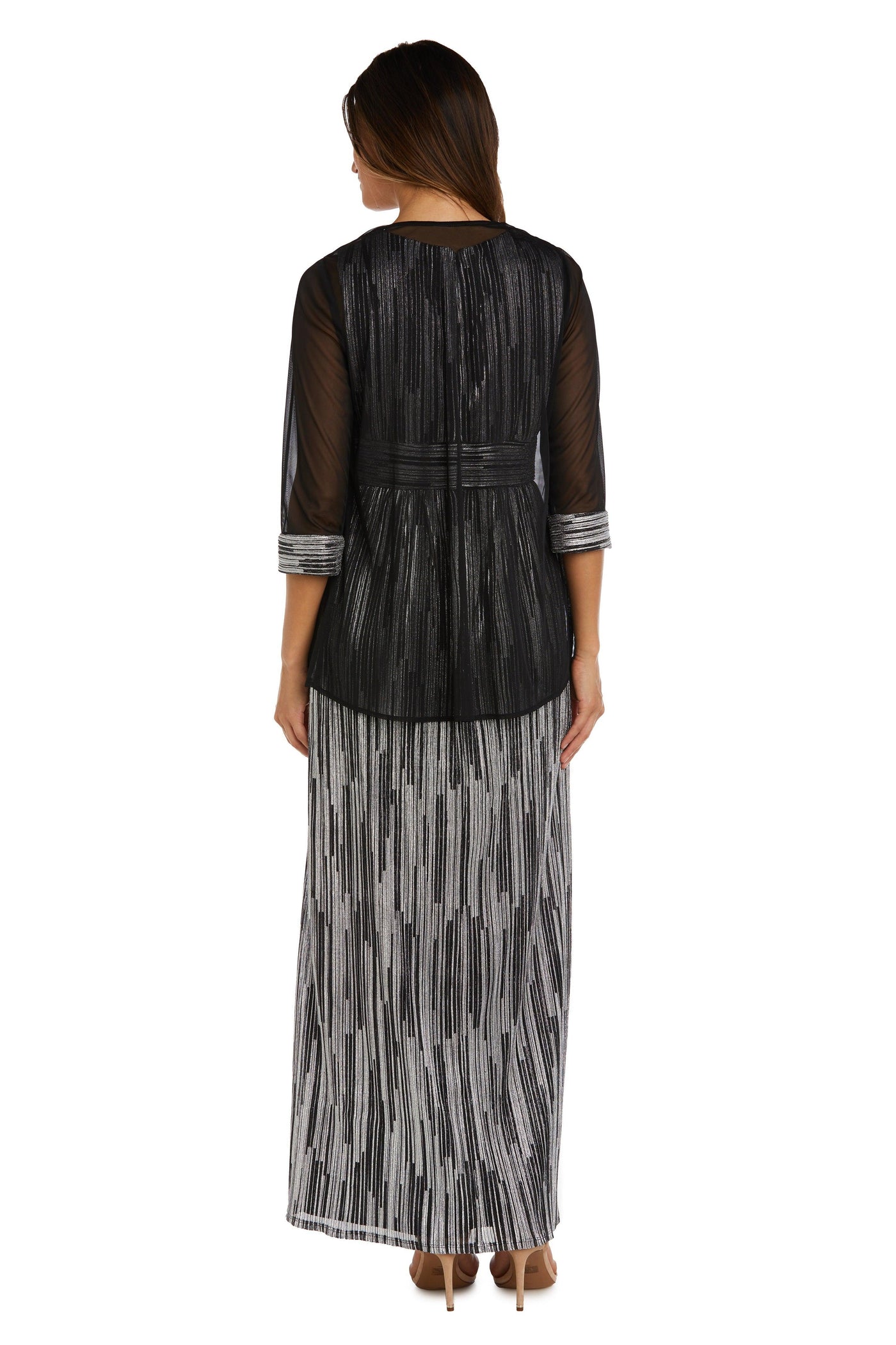 Mother of the Bride Dresses Long Mother Of The Bride Dress Black/Silver