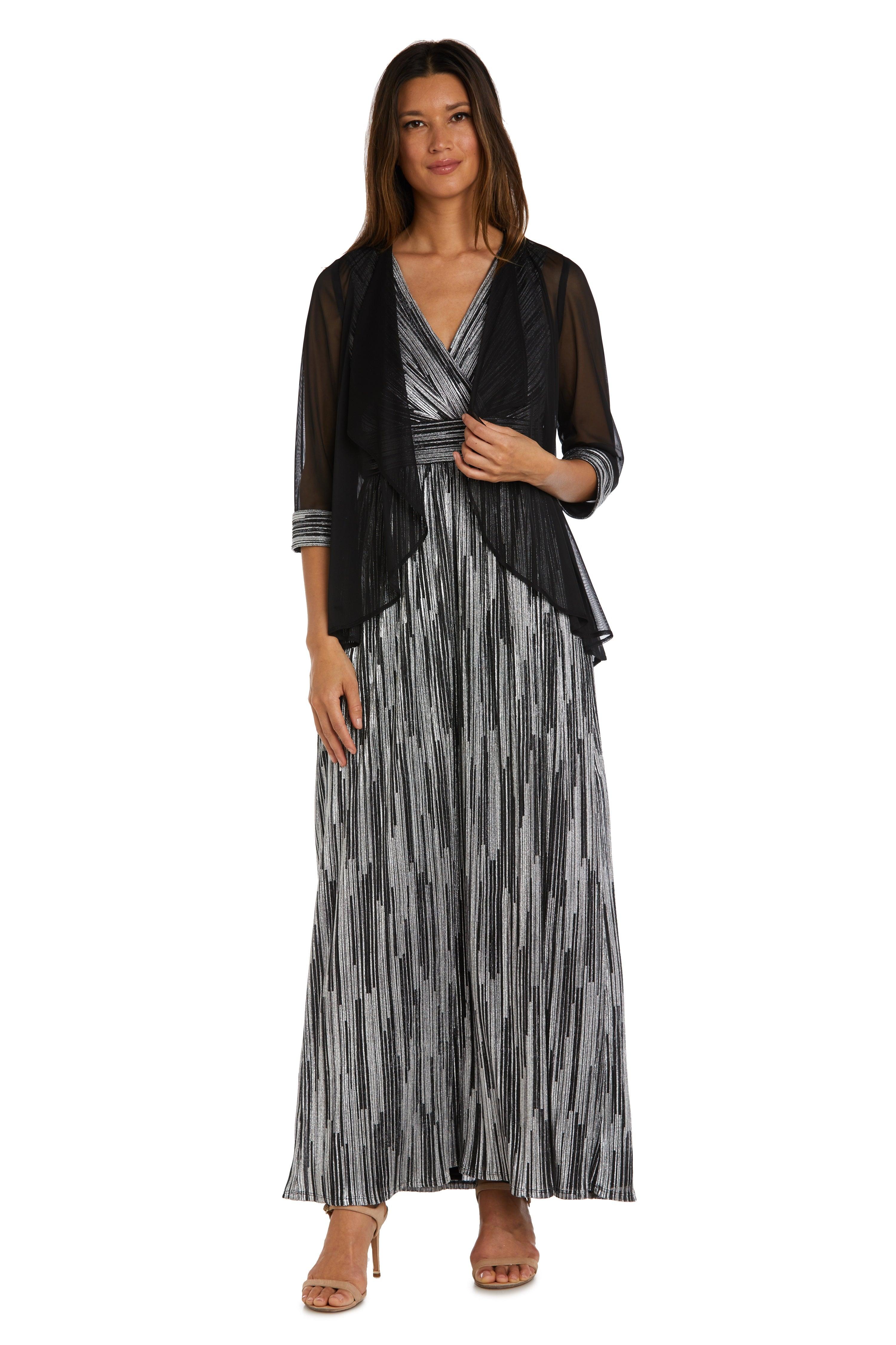 Mother of the Bride Dresses Long Mother Of The Bride Dress Black/Silver