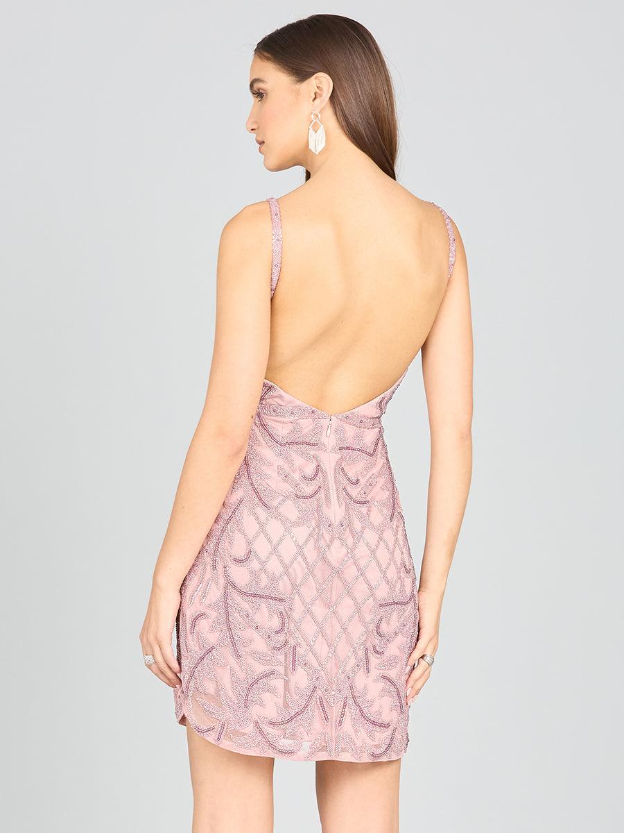 Cocktail Dresses Sleeveless Beaded Cocktail Dress Cashmere