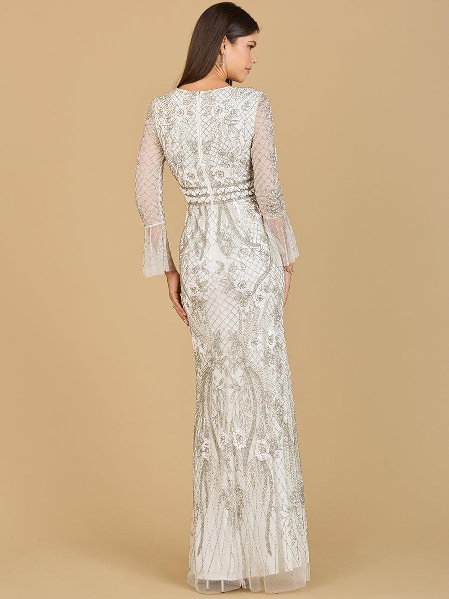 Formal Dresses Long Fitted Bridal Dress Ivory