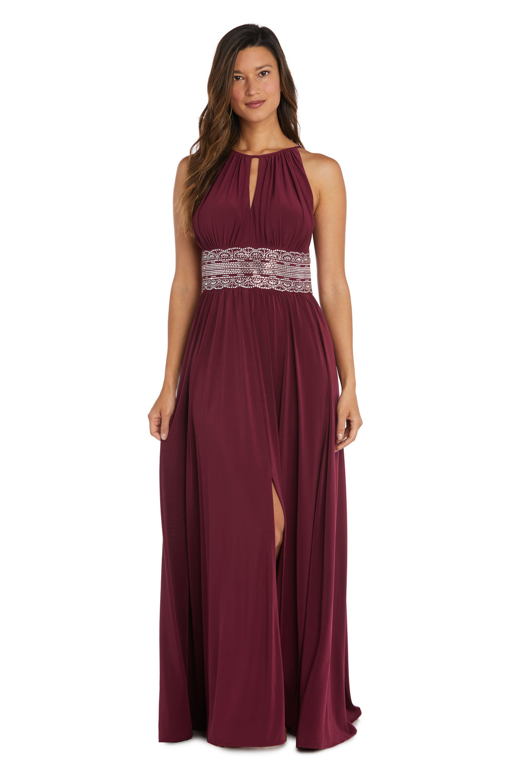 Formal Dresses Long Formal Halter Evening Dress Merlot