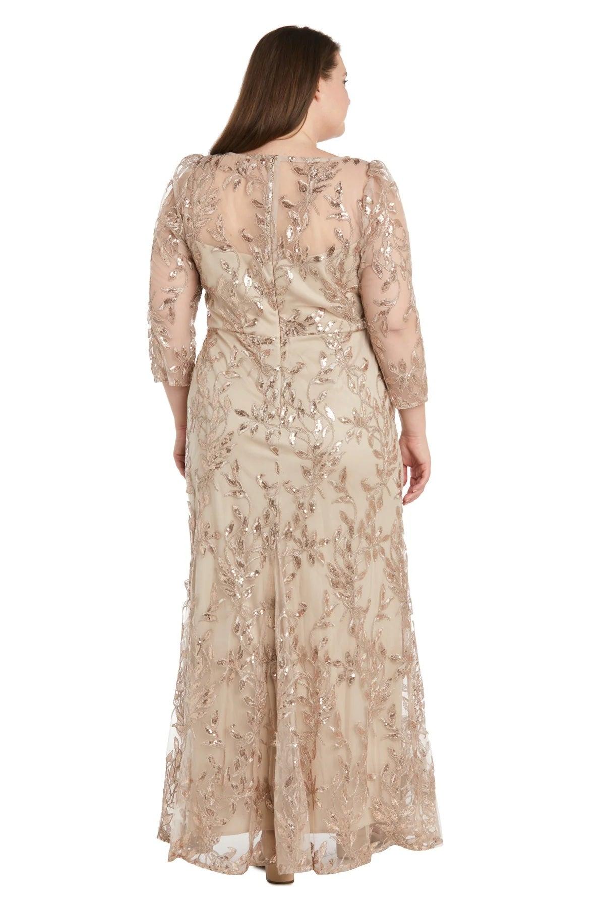 Mother of the Bride Dresses Plus Size Long Formal Dress Champagne