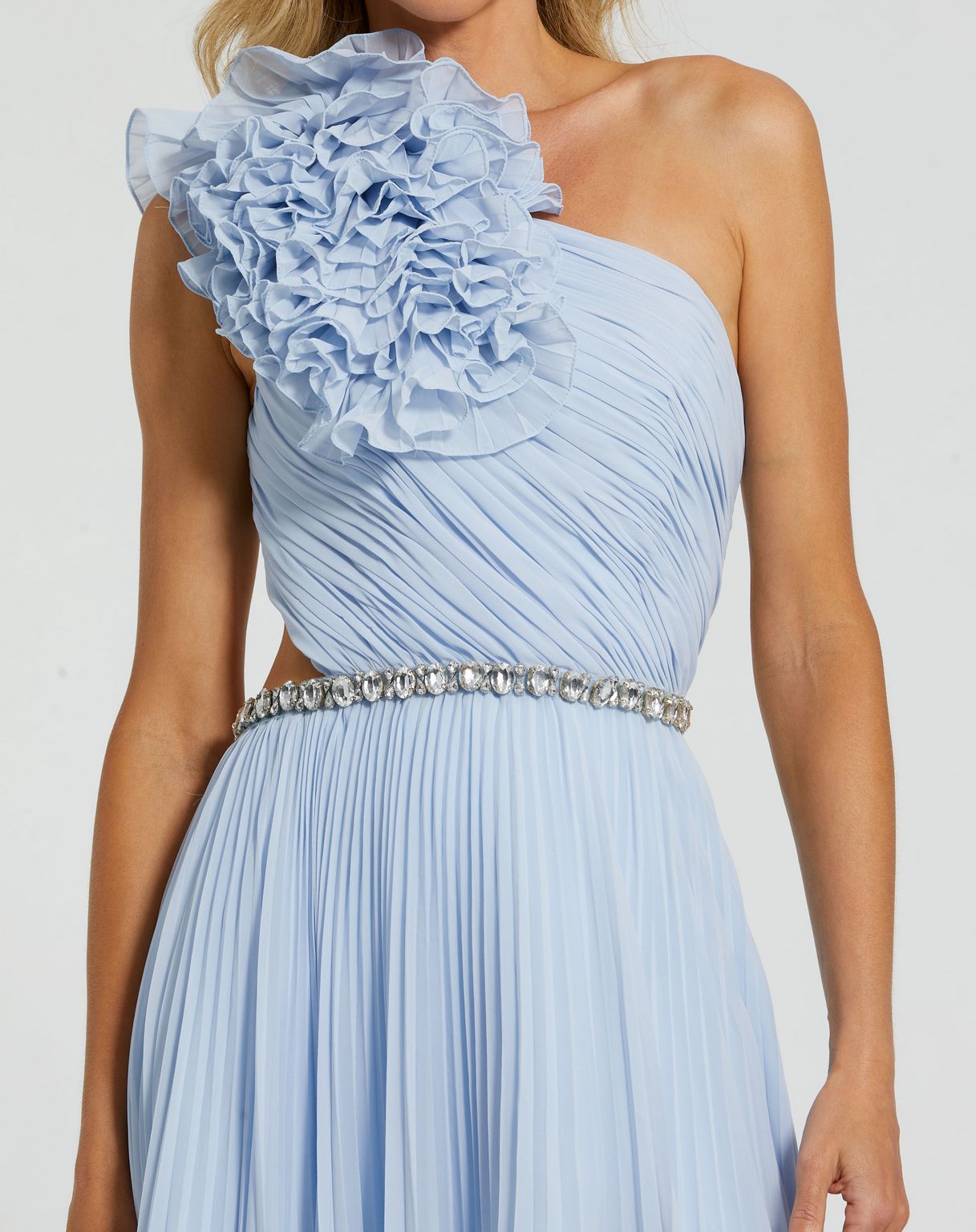 Prom Dresses Long Prom Slit Dress Powder Blue