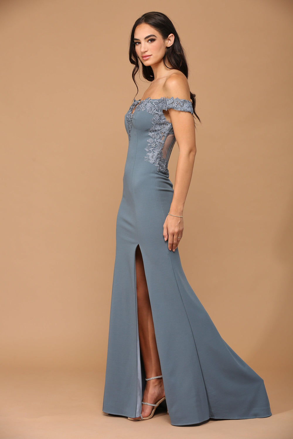 Long Off Shoulder Prom Dress Sale