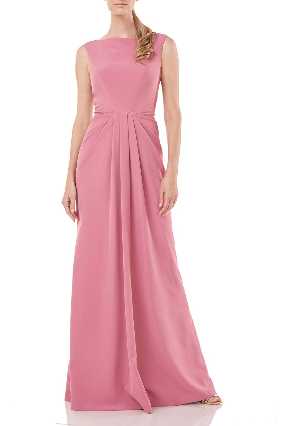 Formal Dresses Long Sleeveless Pleated Formal Dress HEATHER ROSE