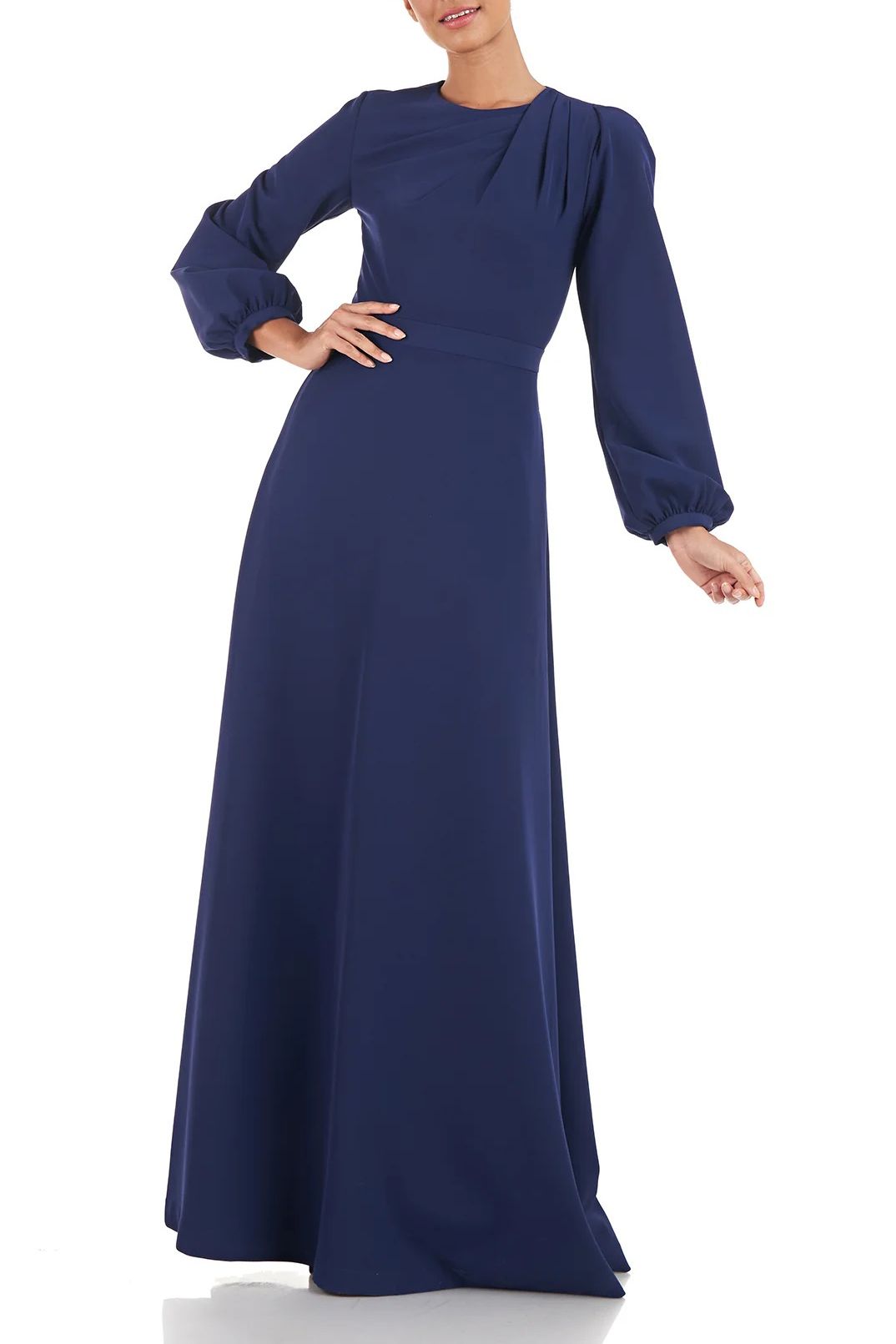 Formal Dresses Long Sleeve Formal Dress DEEP NAVY