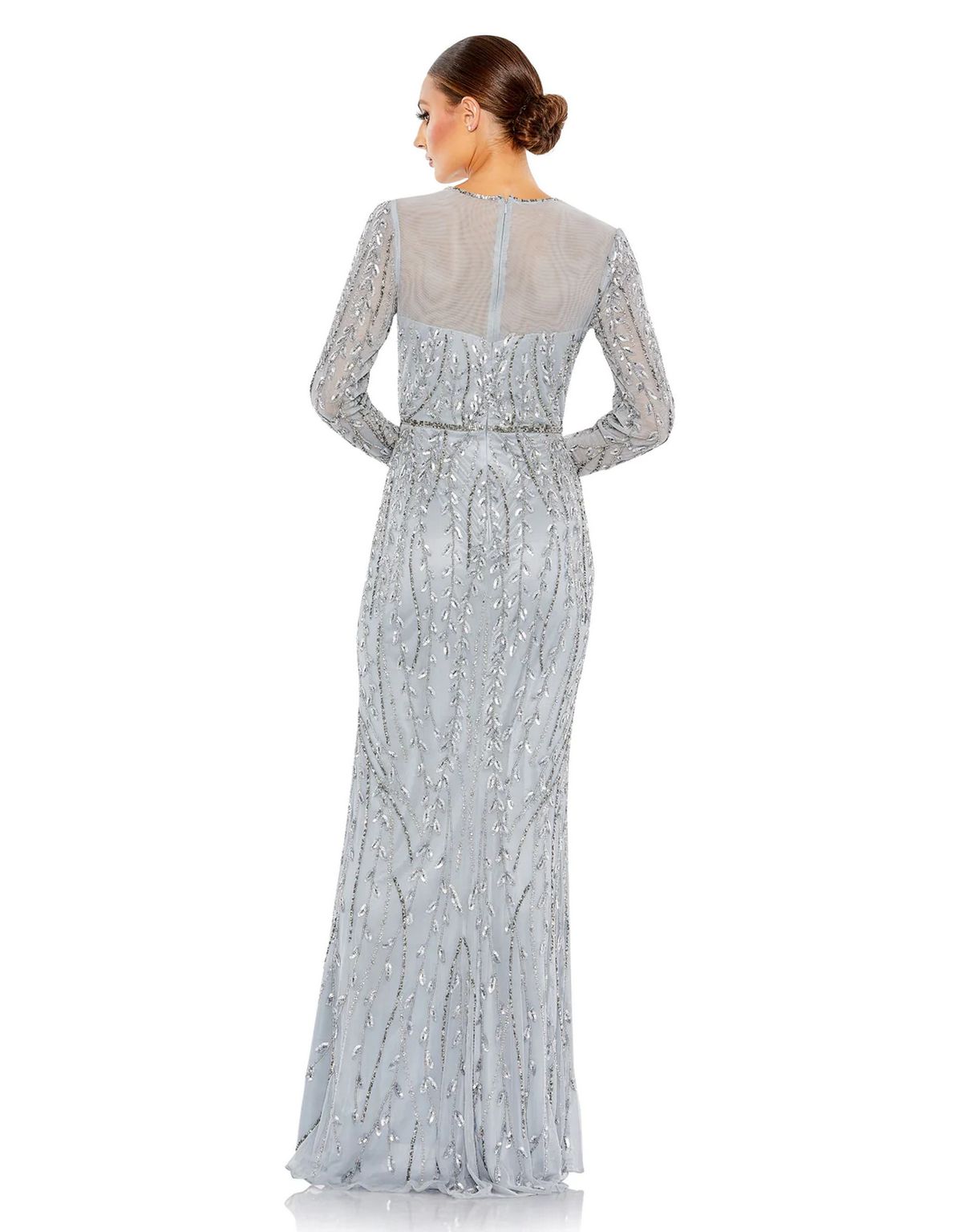 Formal Dresses Formal Dresses Formal Long Sleeve Dress Mocha Platinum