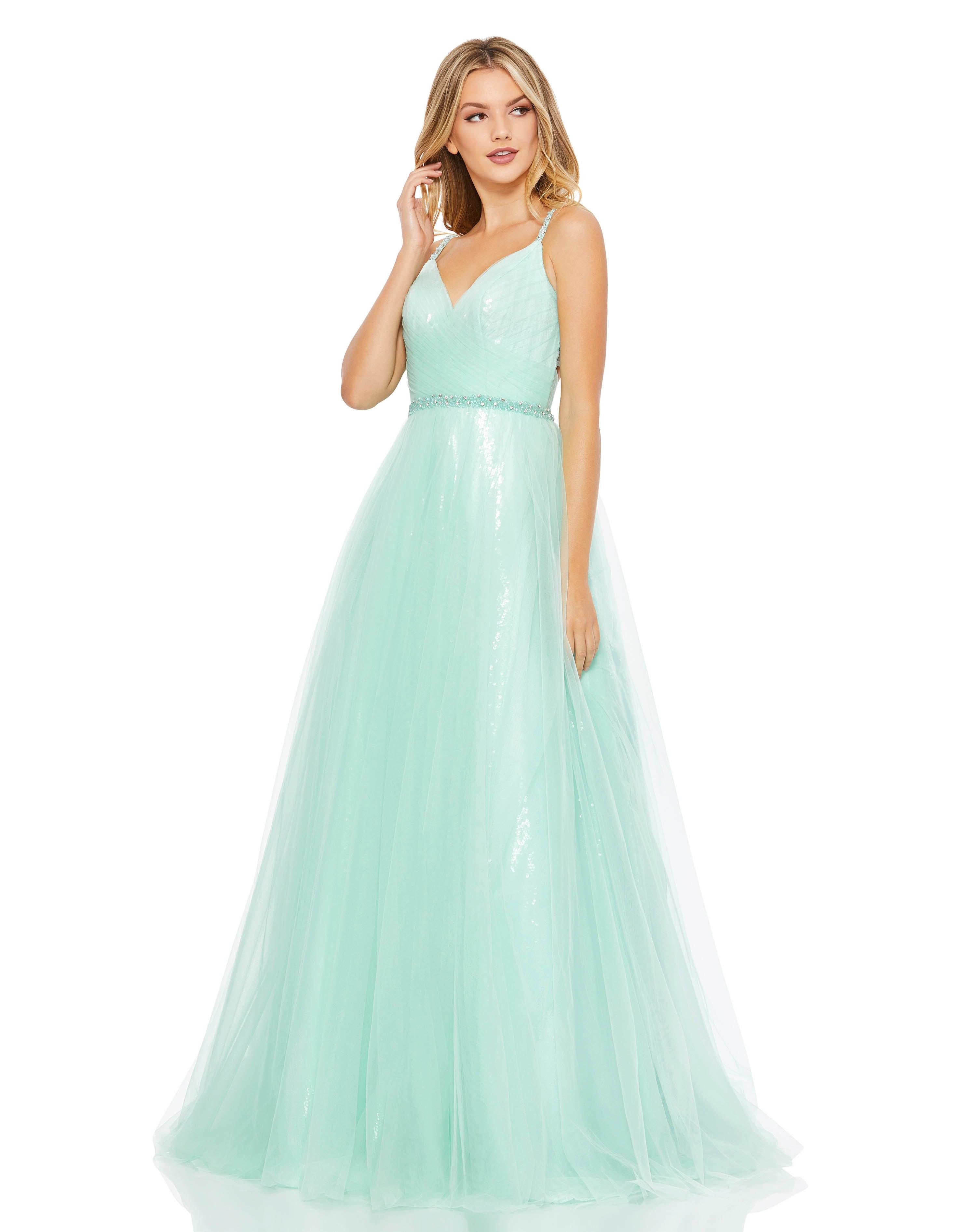 Mint Mac Duggal 67565 Long Formal Prom Dress for $199.0 – The Dress Outlet