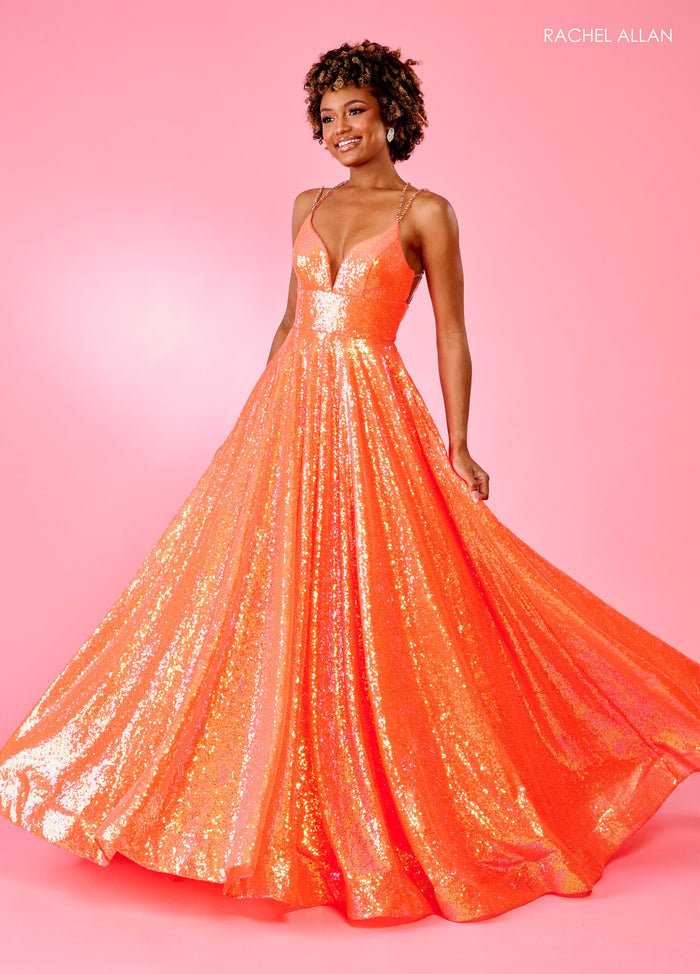Prom Dresses Long Formal Prom Dress Tangerine