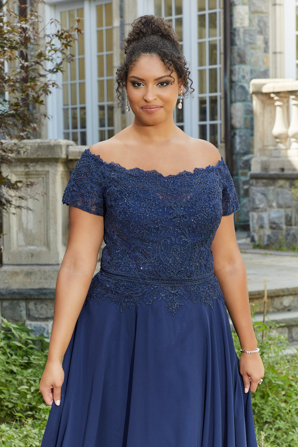 MGNY Madeline Gardner New York 72133 Long Formal Evening Dress