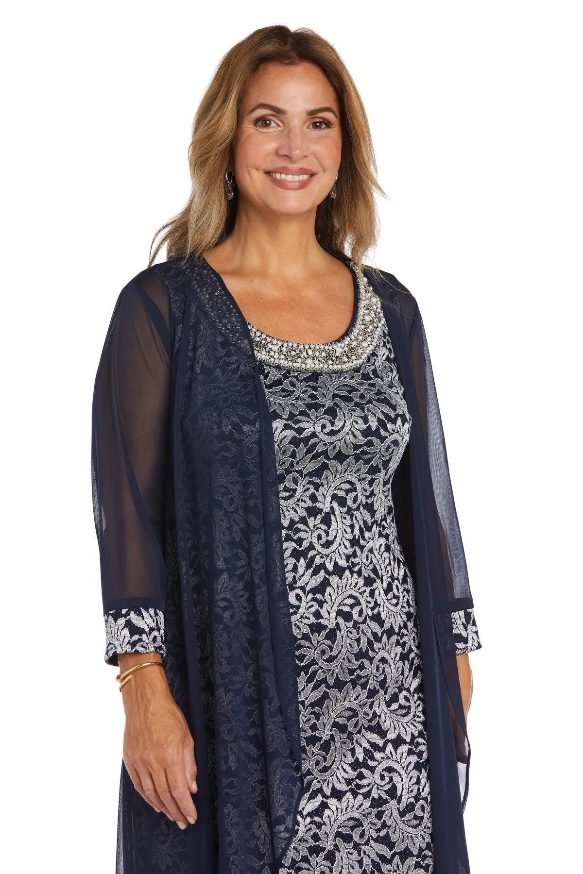 R&M Richards 7312 Short Two Piece Jacket Dress