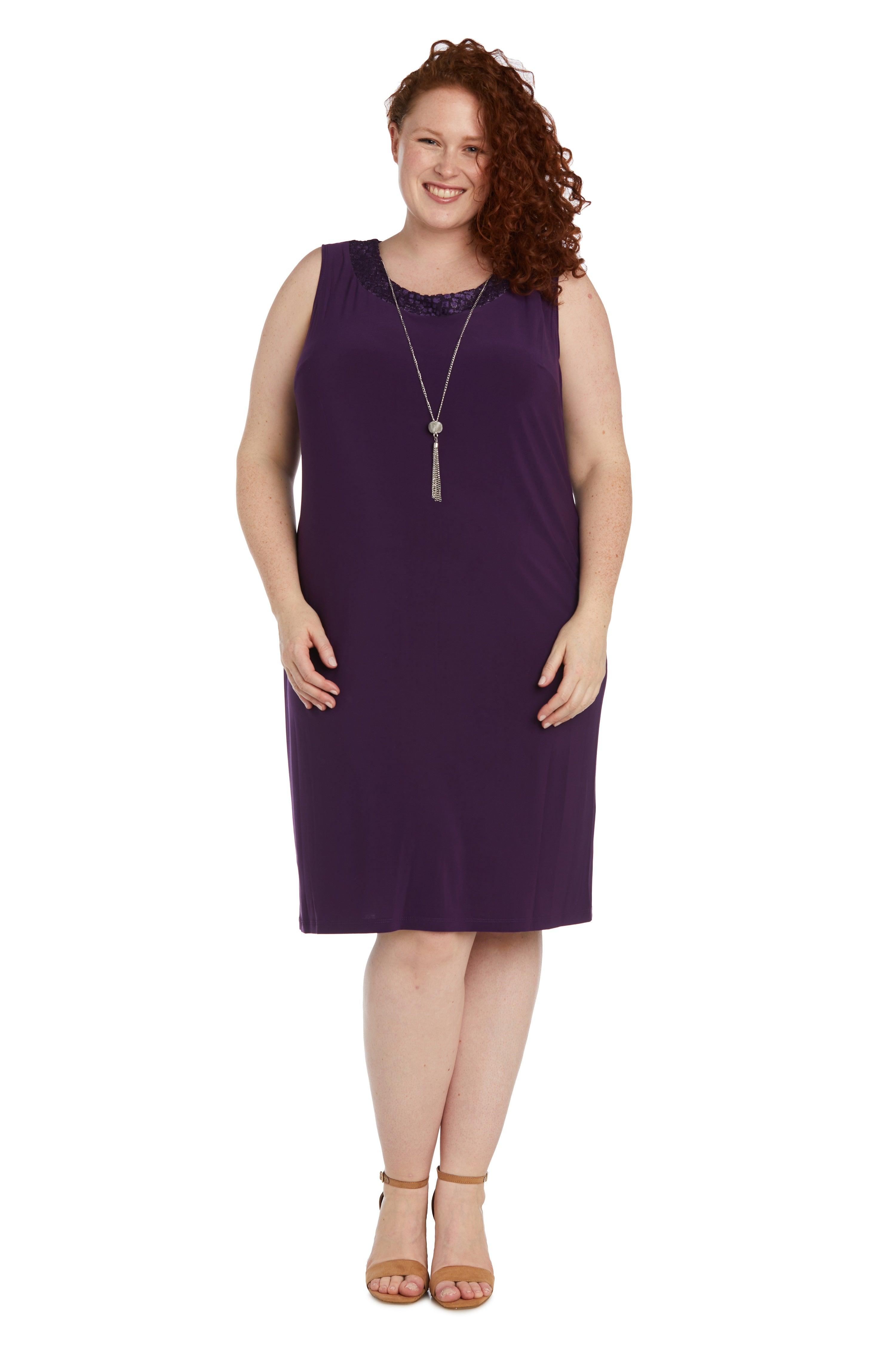 R&M Richards 7597W Short Plus Size Jacket Dress