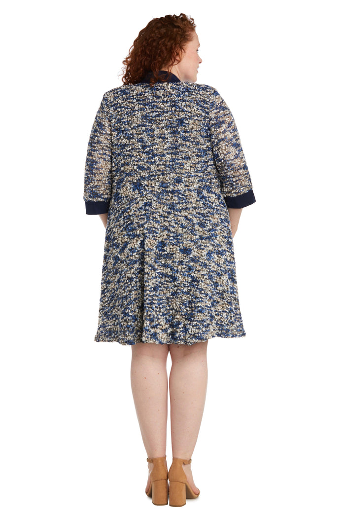 R&M Richards 9045W Short Plus Size Jacket Dress