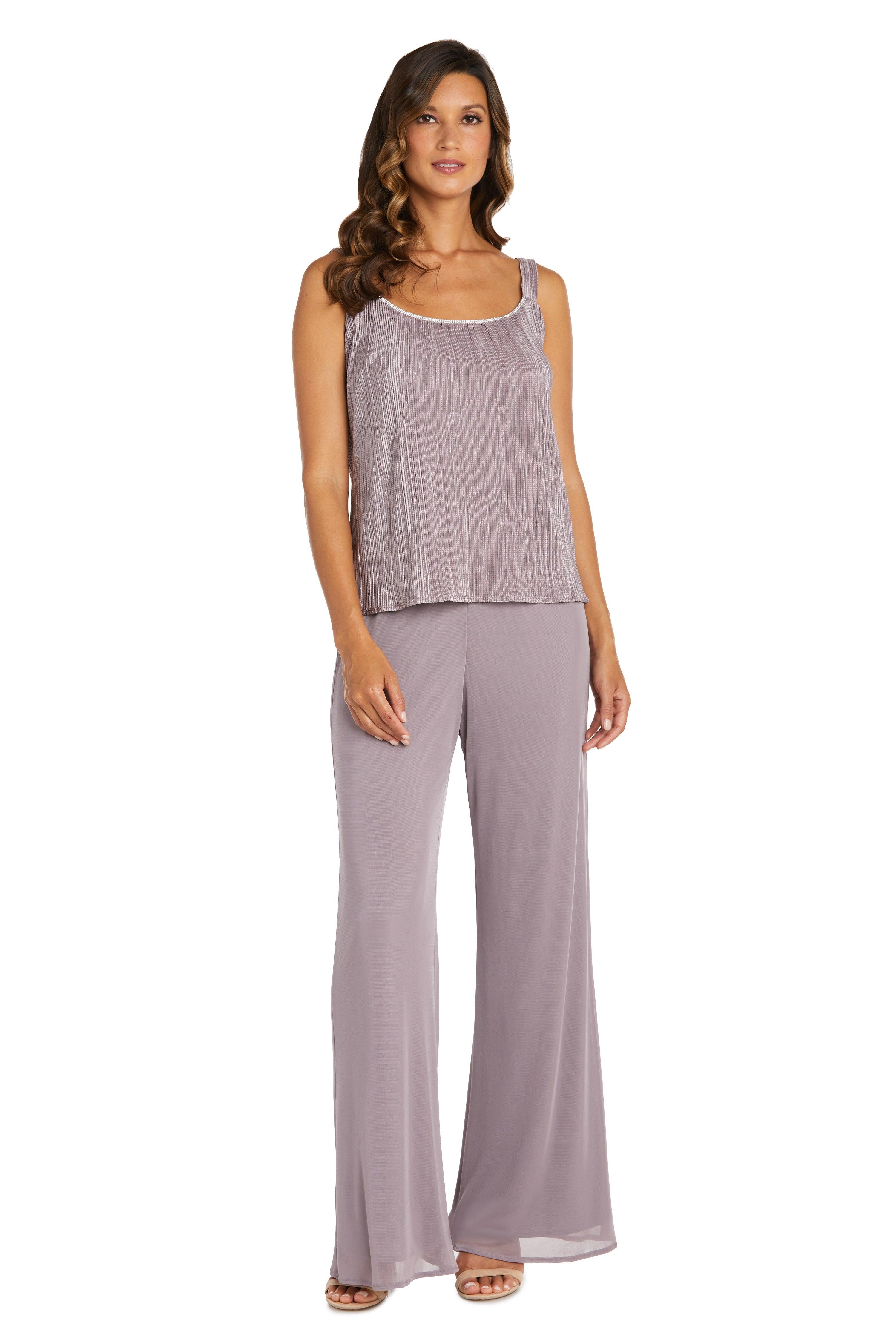 R&M Richards 9084P Long Petite Jacket Pant Suit