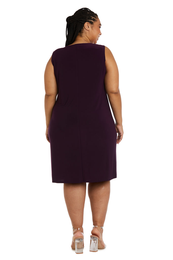 Mother of the Bride Dresses Short Mother of the Bride Plus Size Dress Eggplant