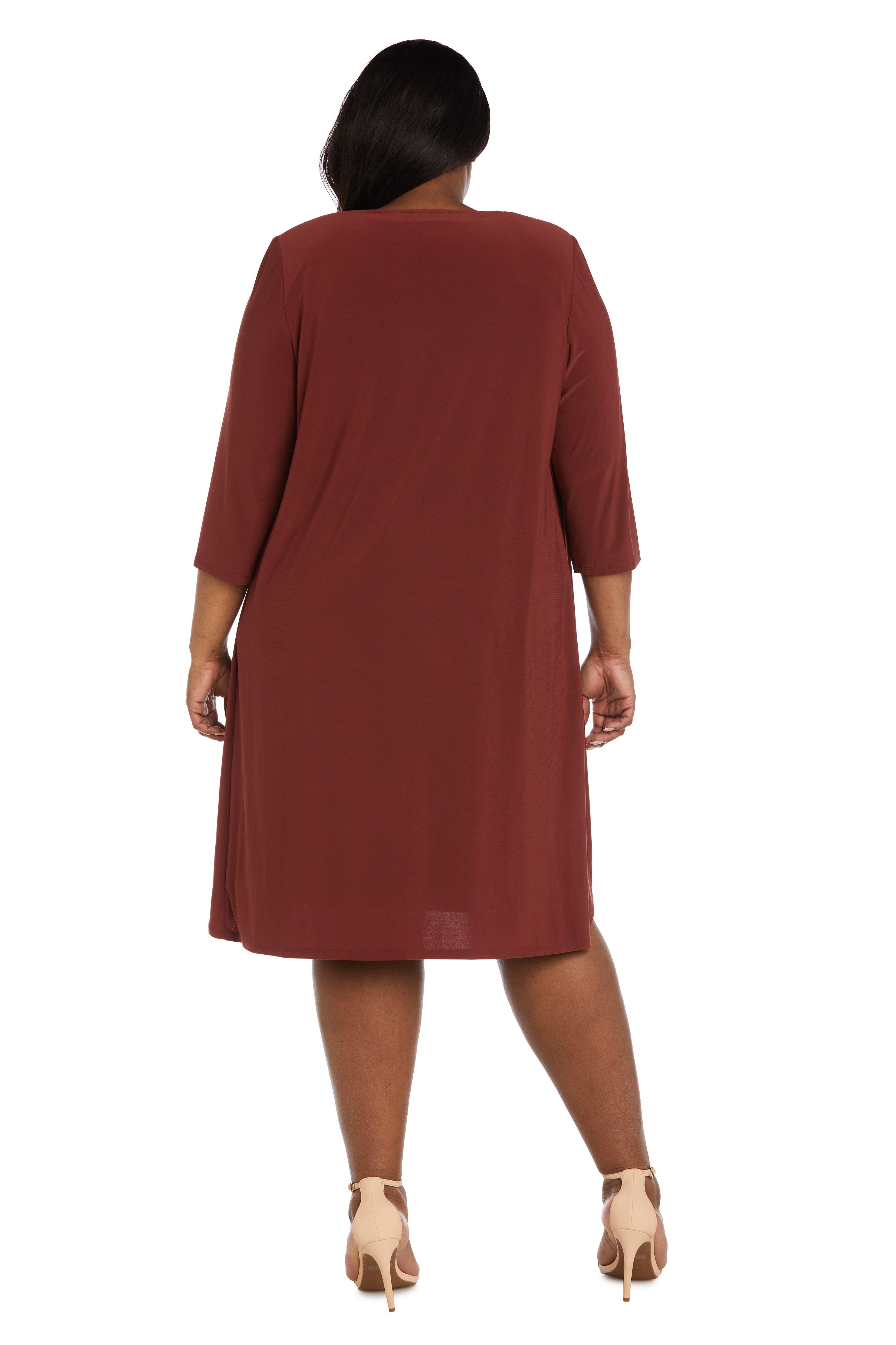 R&M Richards 9207W Plus Size Short Jacket Dress