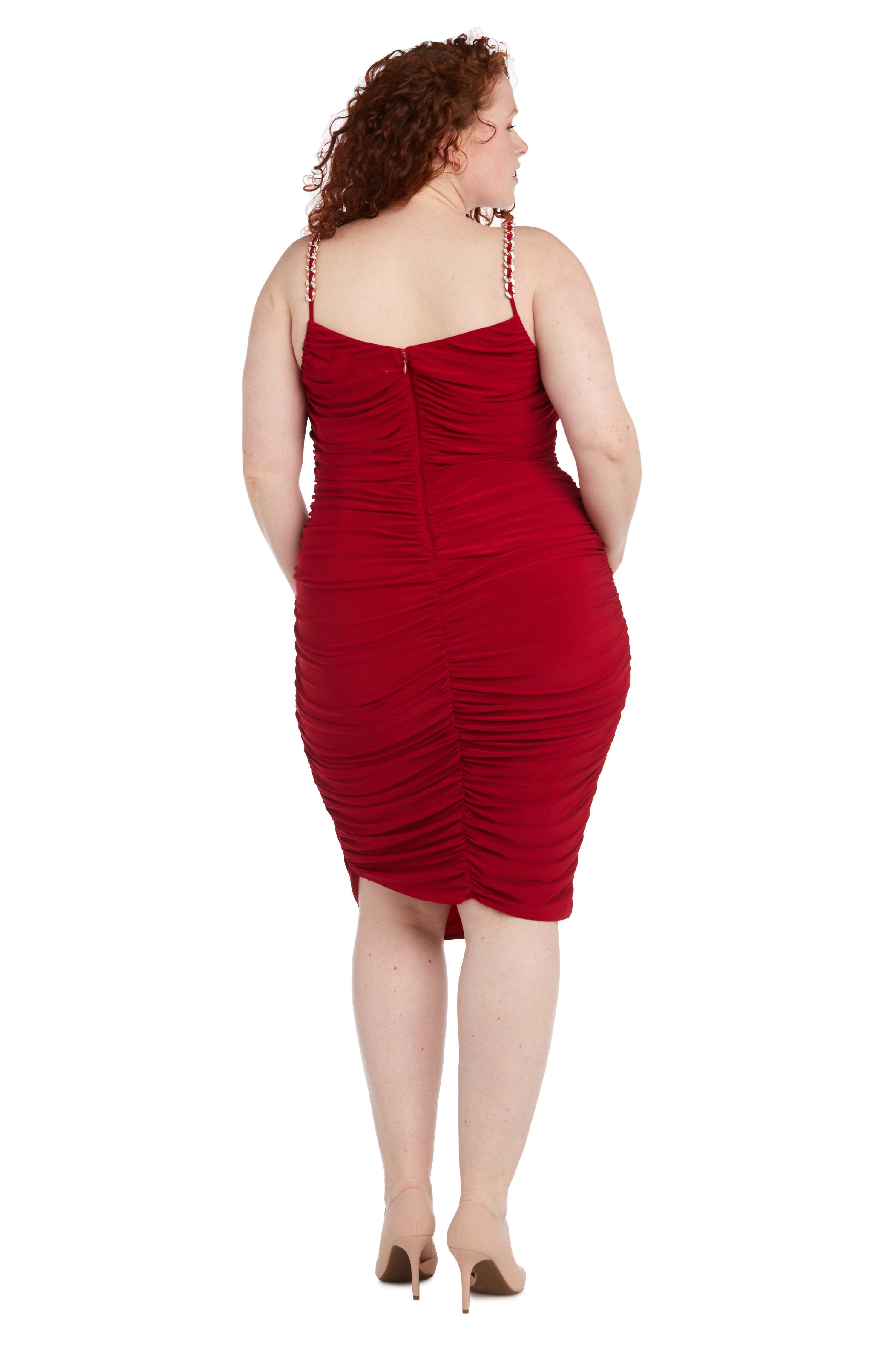 R&M Richards 9414W Short Plus Size Cocktail Dress
