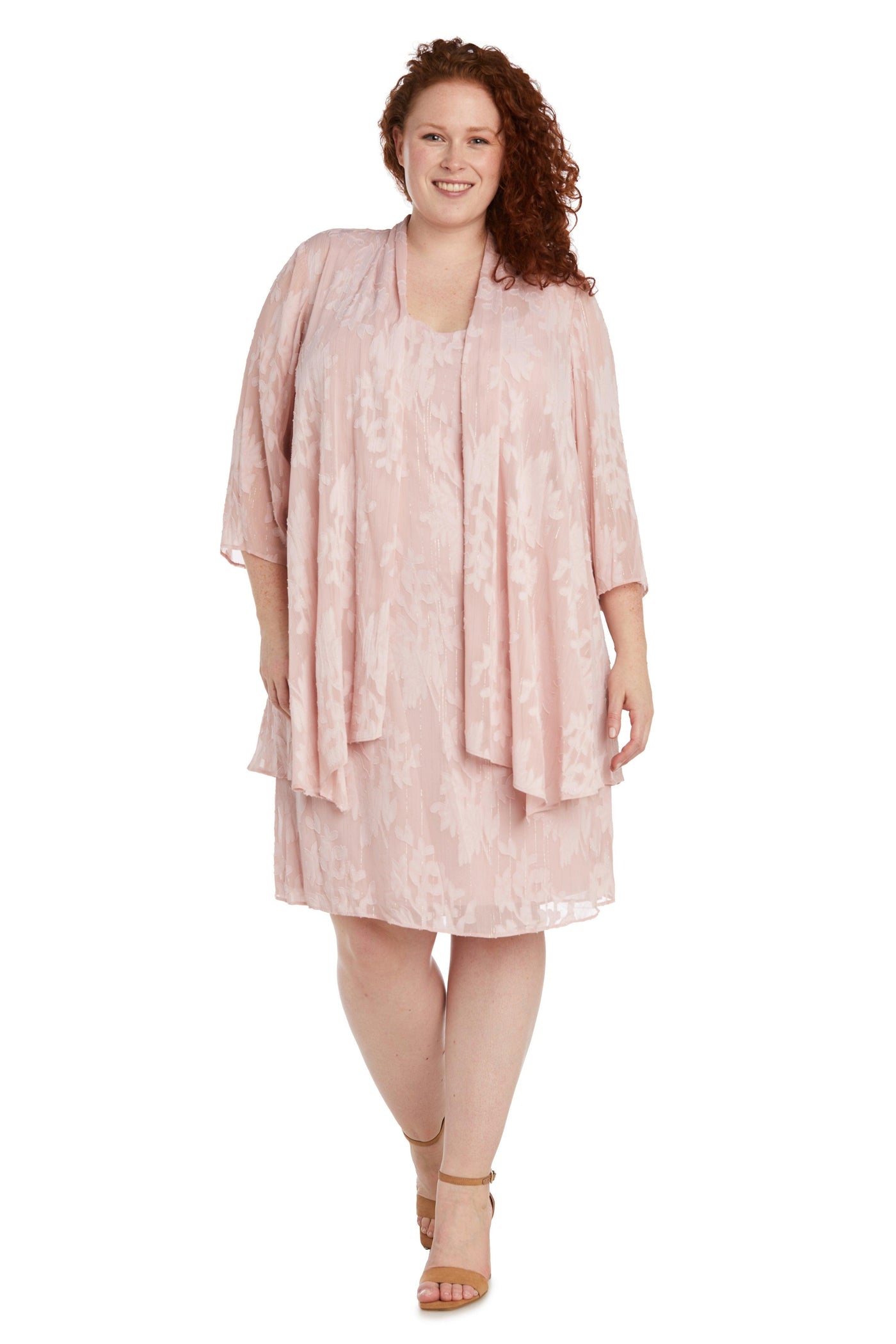 R&M Richards 9458W Plus Size Short Jacket Dress