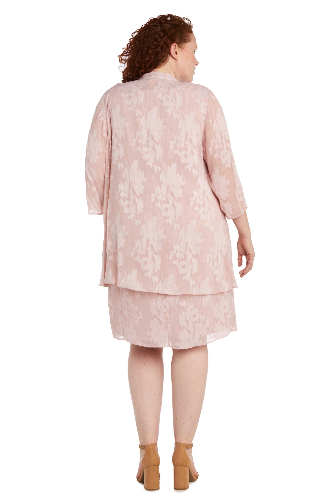 R&M Richards 9458W Plus Size Short Jacket Dress