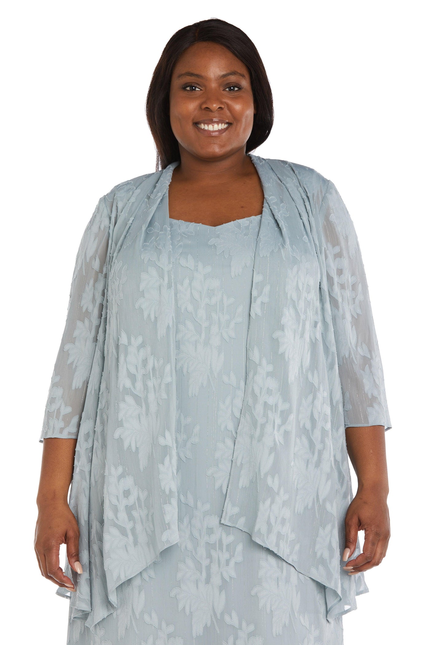 R&M Richards 9458W Plus Size Short Jacket Dress