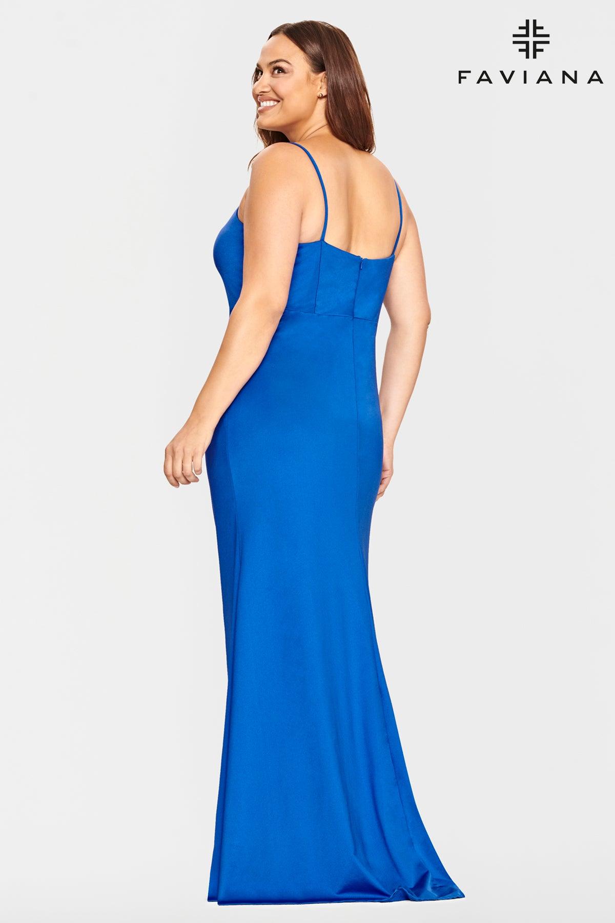 Faviana 9530 Long Formal Plus Size Prom Dress