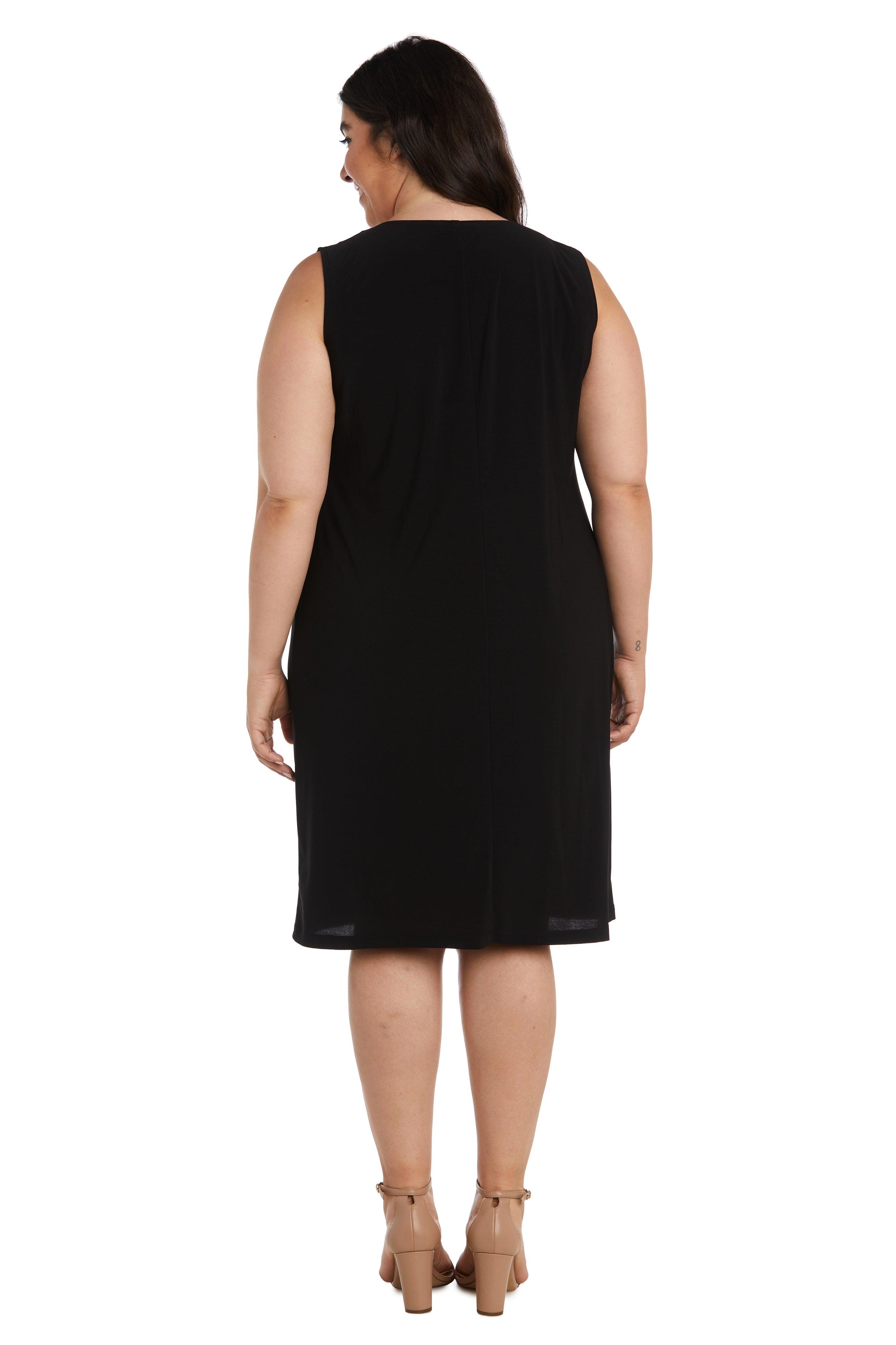 R&M Richards 9703W Short Two Piece Plus Size Dress