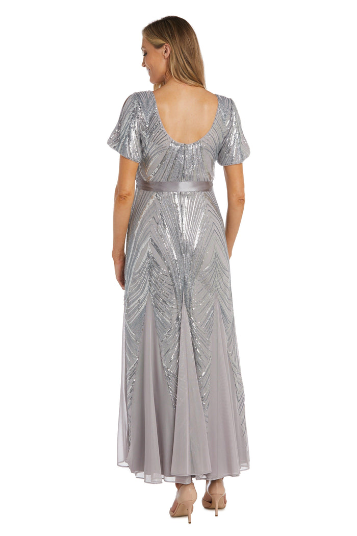 Mother of the Bride Dresses Long Formal Petite Dress Silver