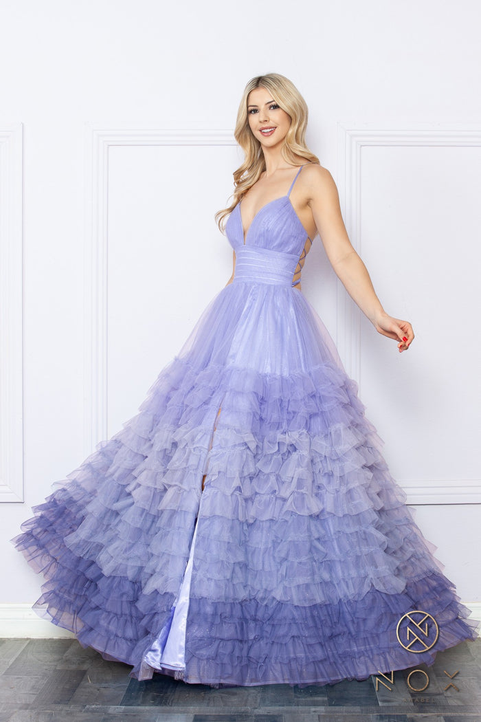 Prom Dresses Long Prom Ombre Dress Periwinkle Ombre