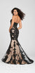 Prom Dresses Prom Long Formal Halter Dress Black/Nude