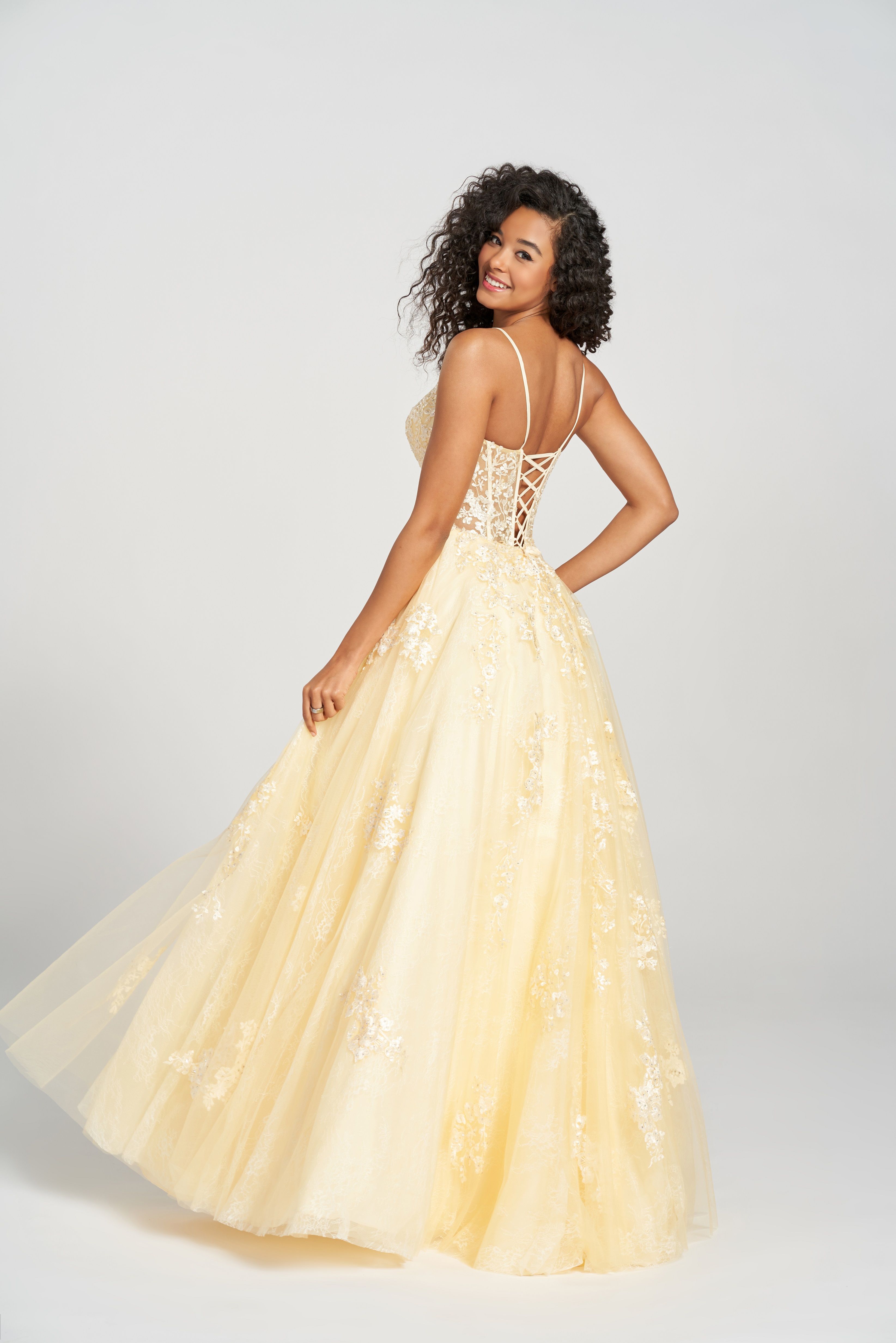 Prom Dresses Applique Long Formal Beaded Prom Dress Buttercup