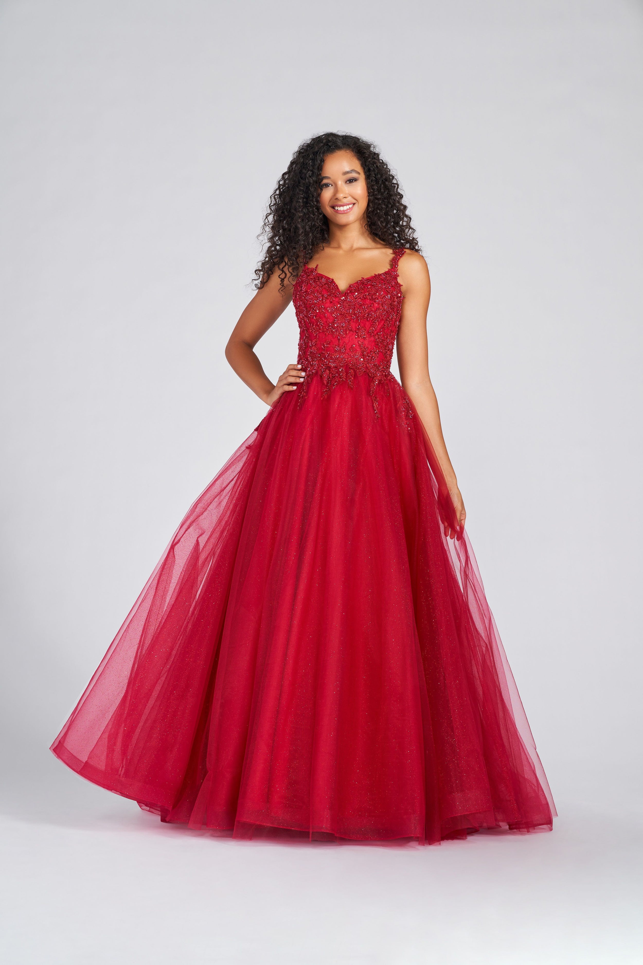 Prom Dresses Long Formal Glitter Prom Dress Scarlet