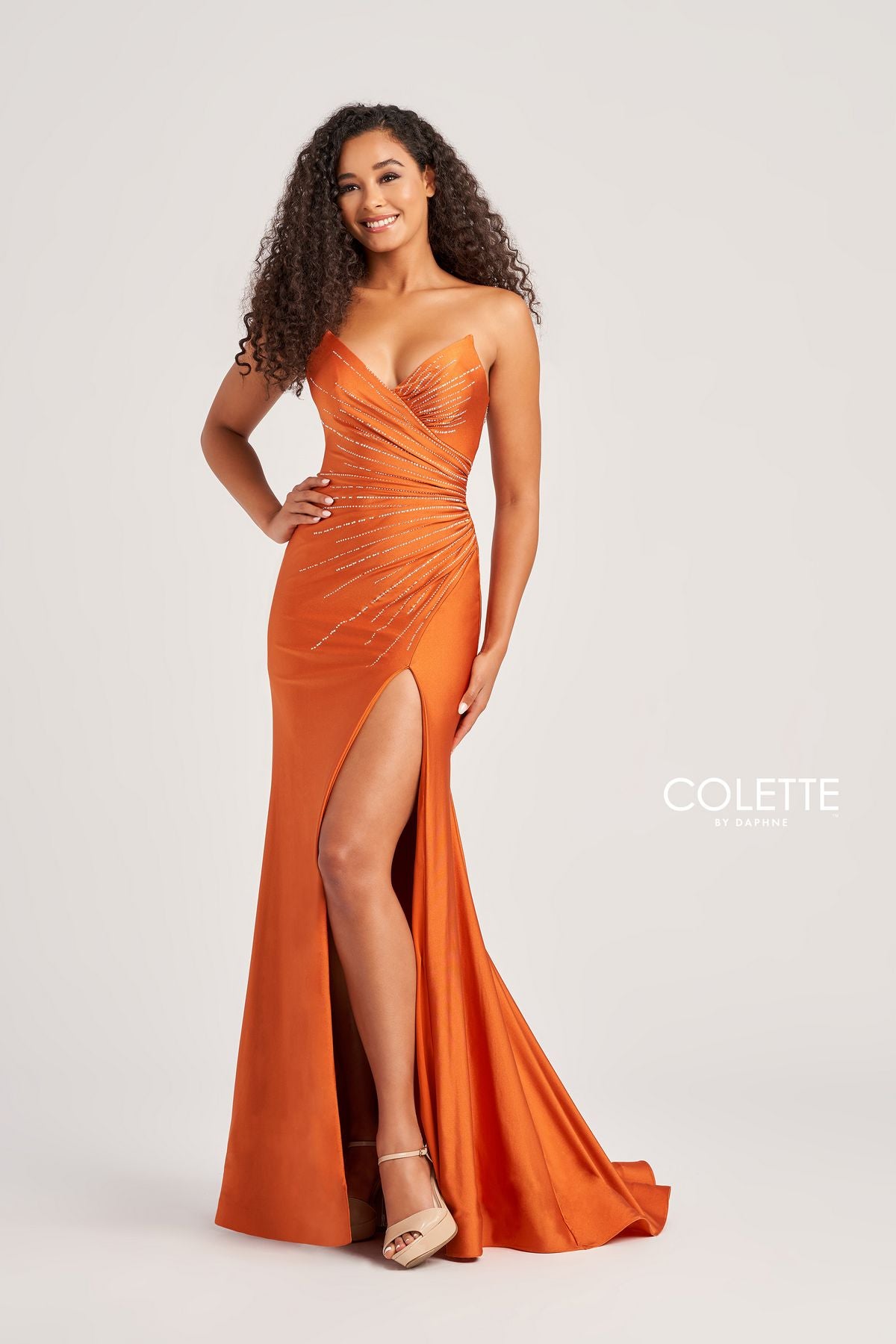 Prom Dresses Fitted Long Formal Stones Prom Dress Sienna