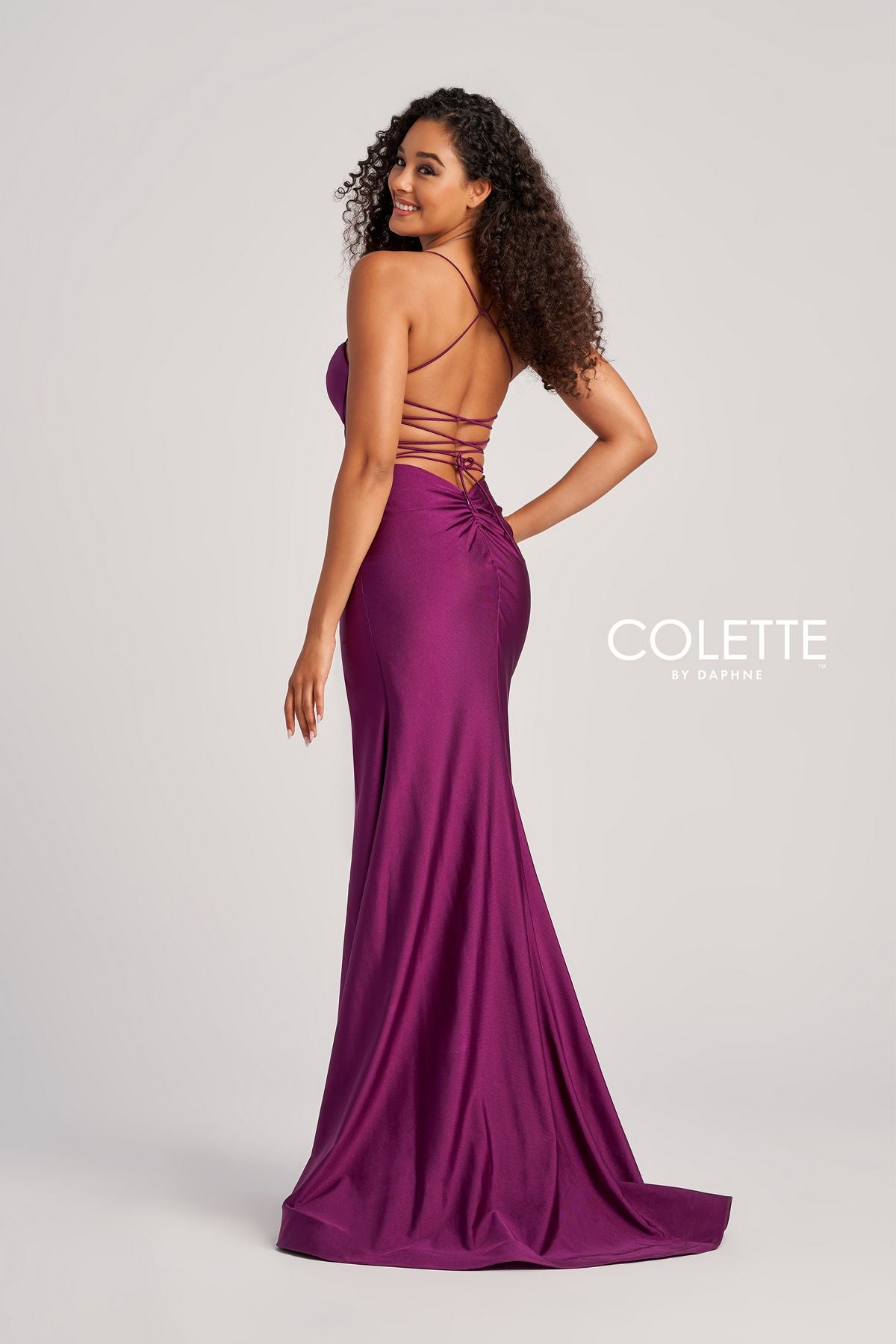 Prom Dresses Boned Long Formal Mermaid Prom Dress Plum