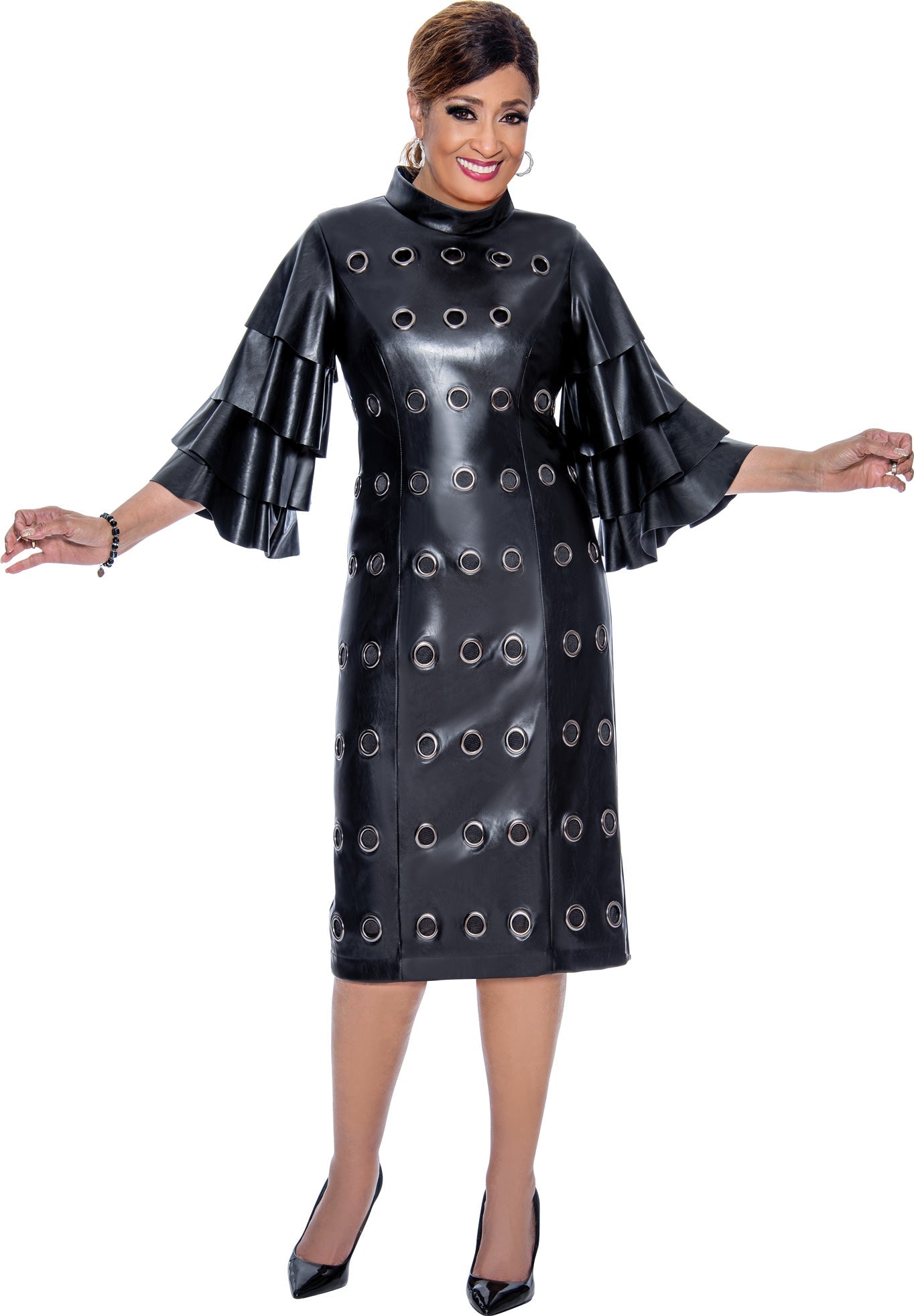 Cocktail Dresses Quarte sleeve Short Cocktail Dress Black