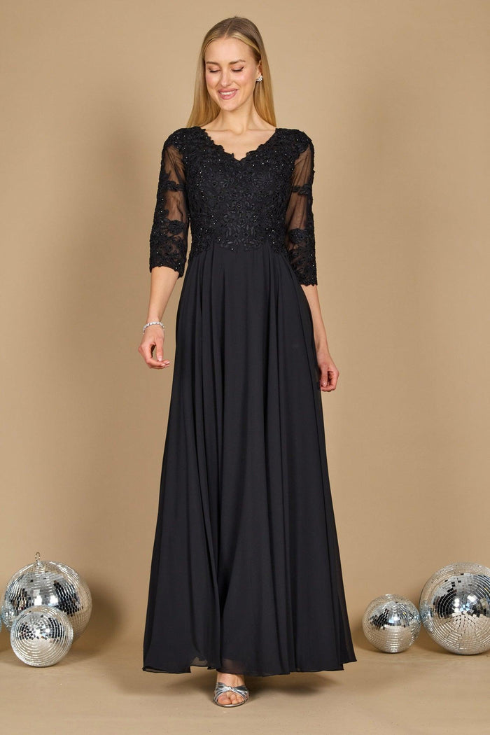 Formal Dresses Long Formal Mother of the Bride Dress Black