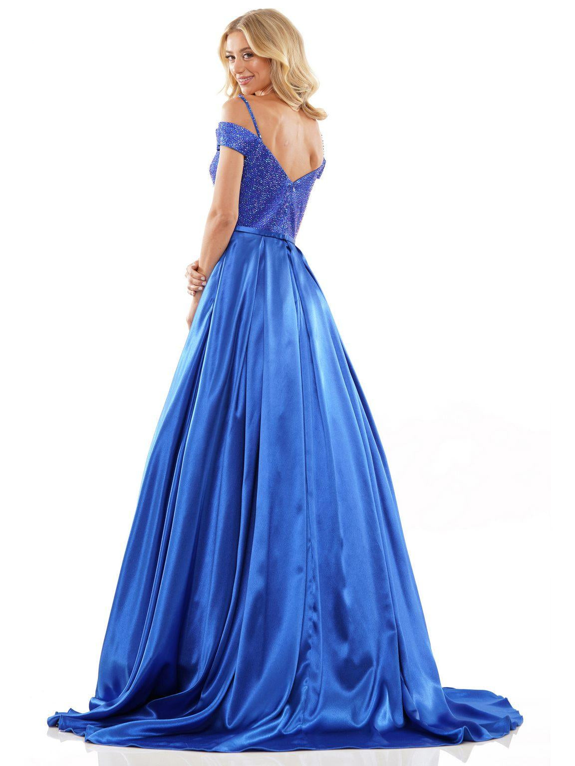 Prom Dresses Prom Long Off Shoulder Ball Gown Royal