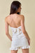 Cocktail Dresses Short Strapless Back Ribbon Dress Off White