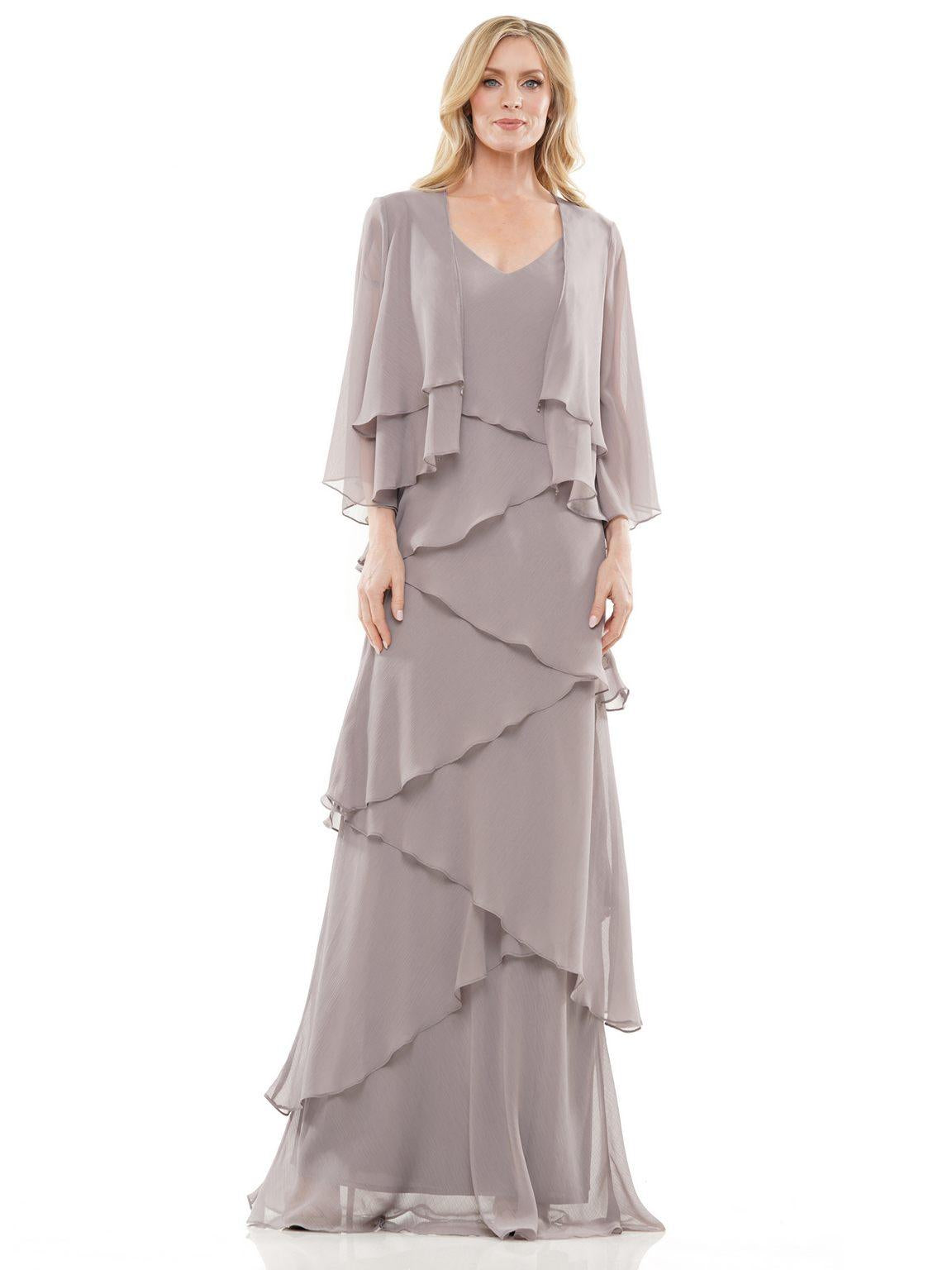 Marsoni Two Piece Ruffle Long Lace Dress 309