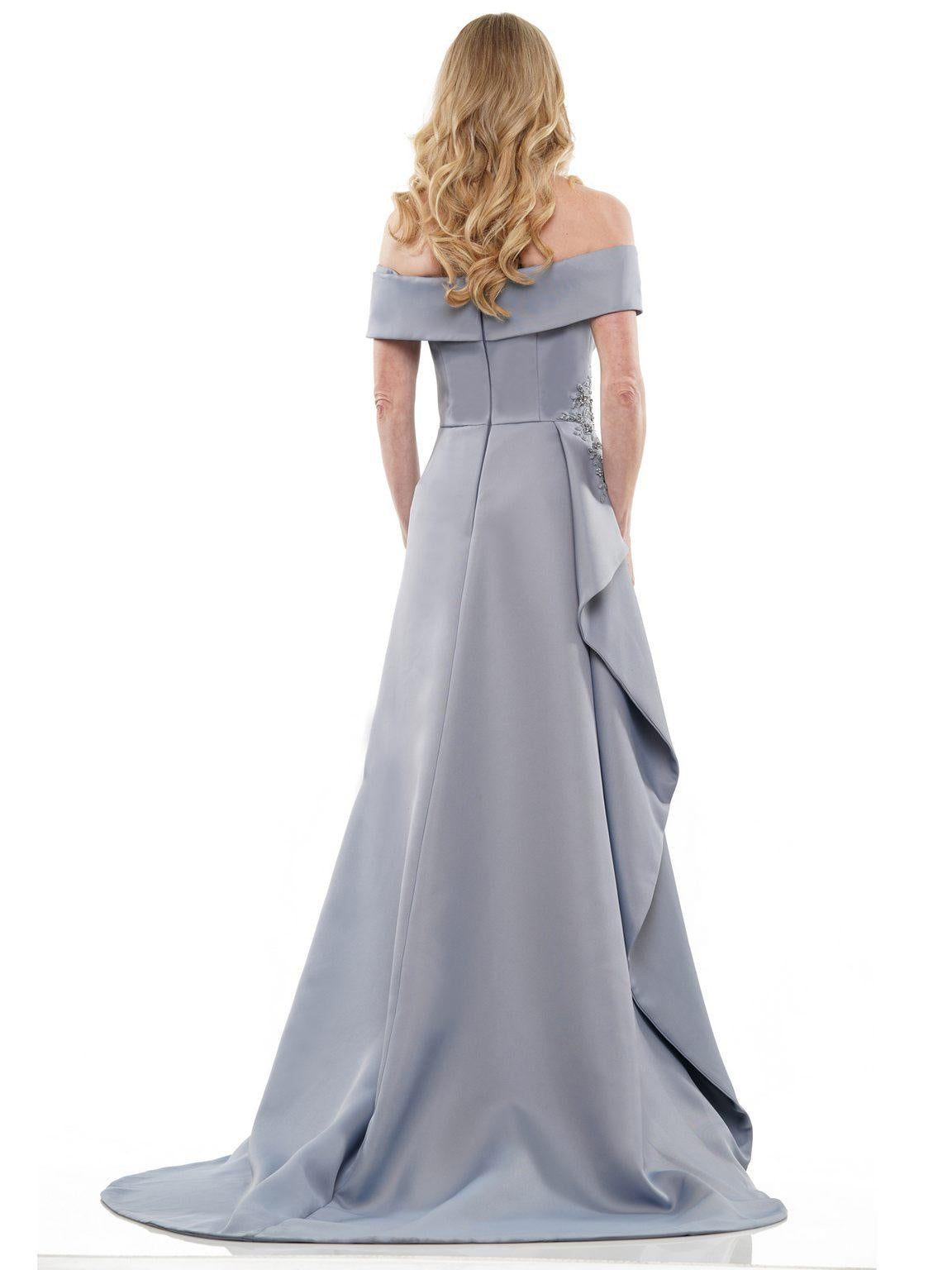 Formal Dresses Long Off Shoulder Formal Dress Wedgewood