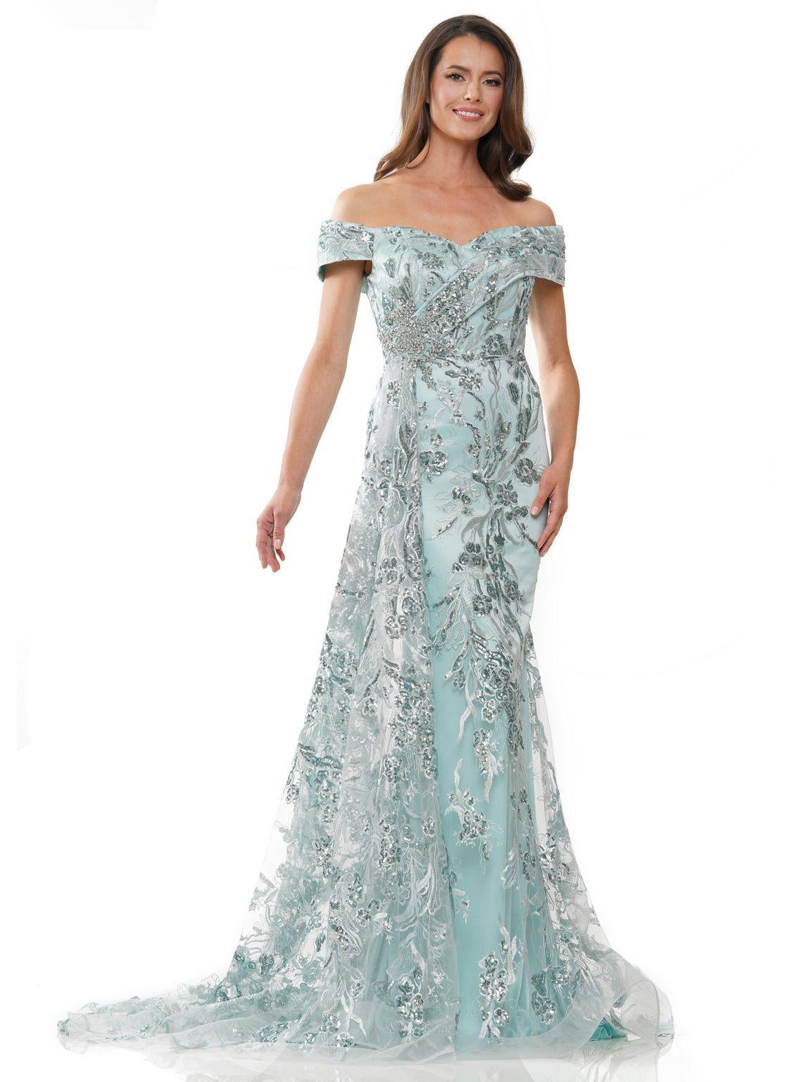 Formal Dresses Long Off Shoulder Formal Dress Spearmint
