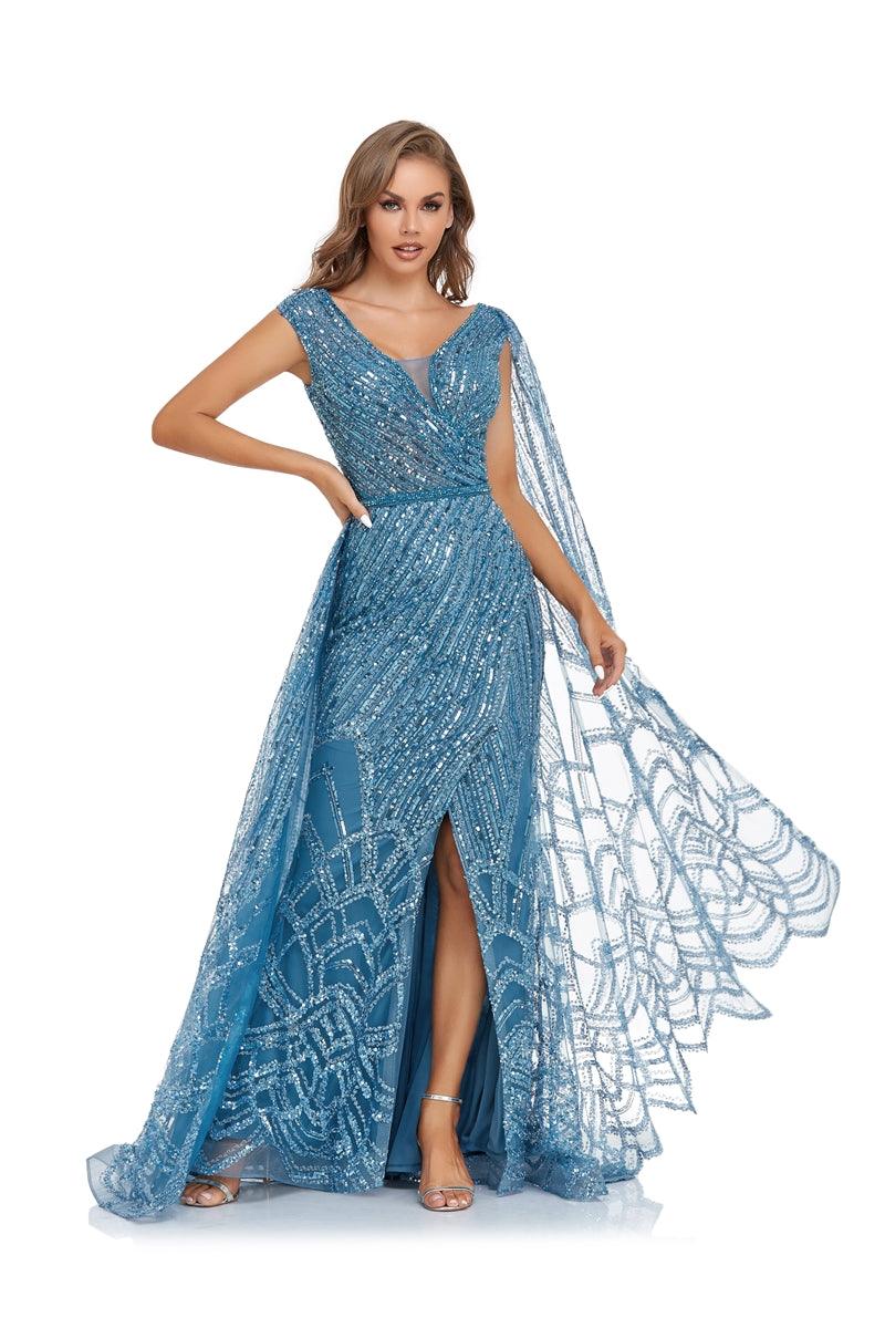 Prom Dresses Prom Long Formal Evening Dress Lake Blue