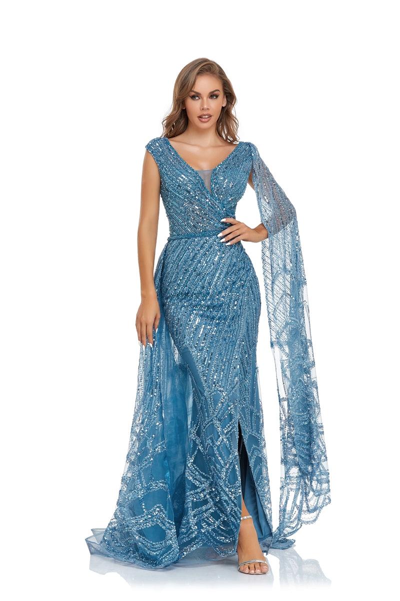 Prom Dresses Prom Long Formal Evening Dress Lake Blue