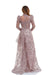 Prom Dresses Long Sleeve Formal Prom Gown Dusty Rose