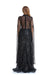 Prom Dresses Long Sleeve Formal Cape Dress Black