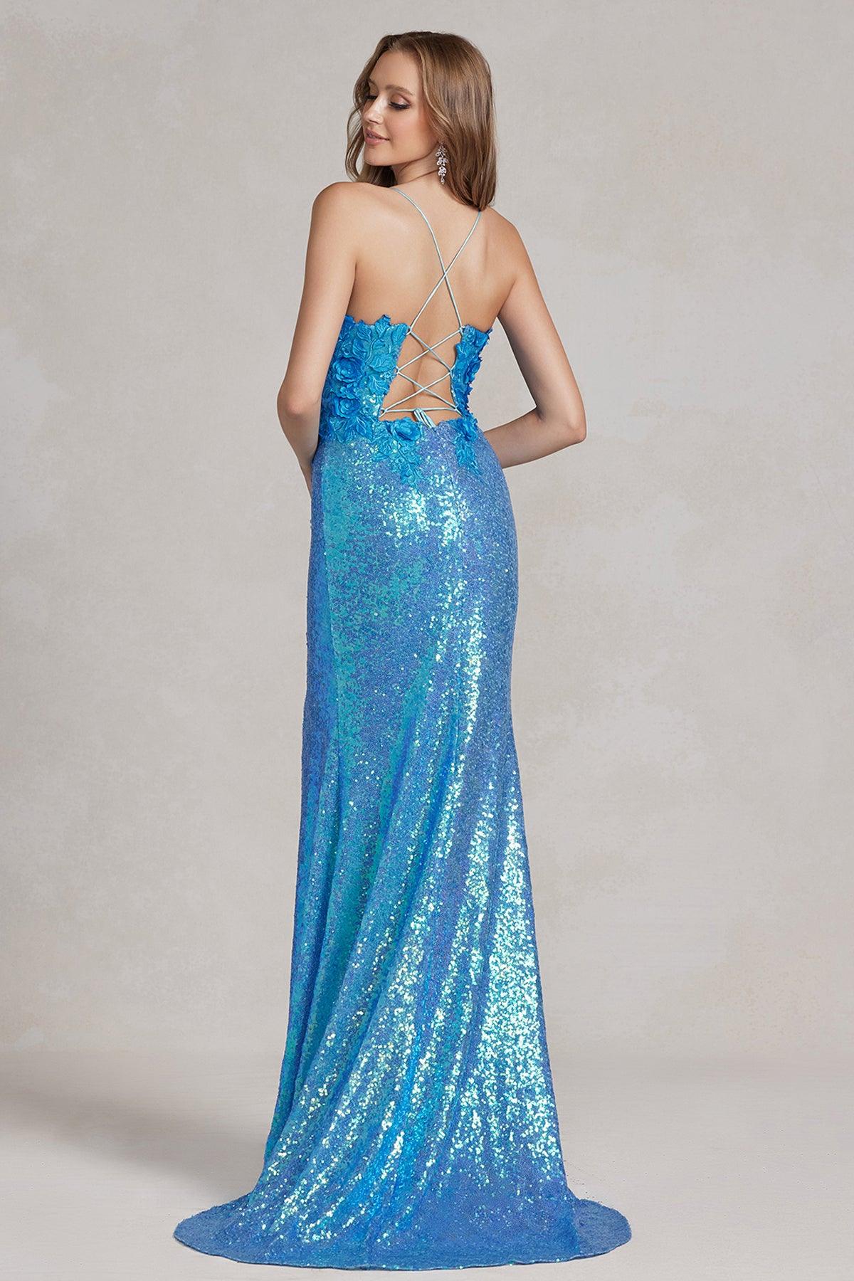 Nox Anabel R1207 Prom Long Formal Sexy Dress Emerald