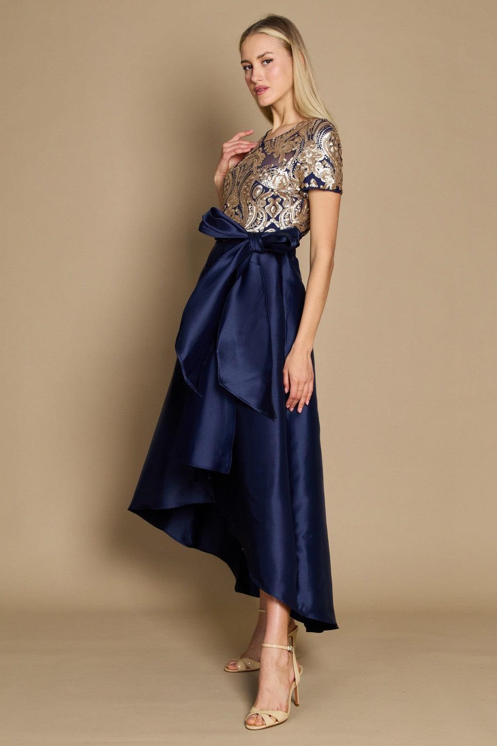 R&M Richards 5492W High Low Plus Size Formal Dress