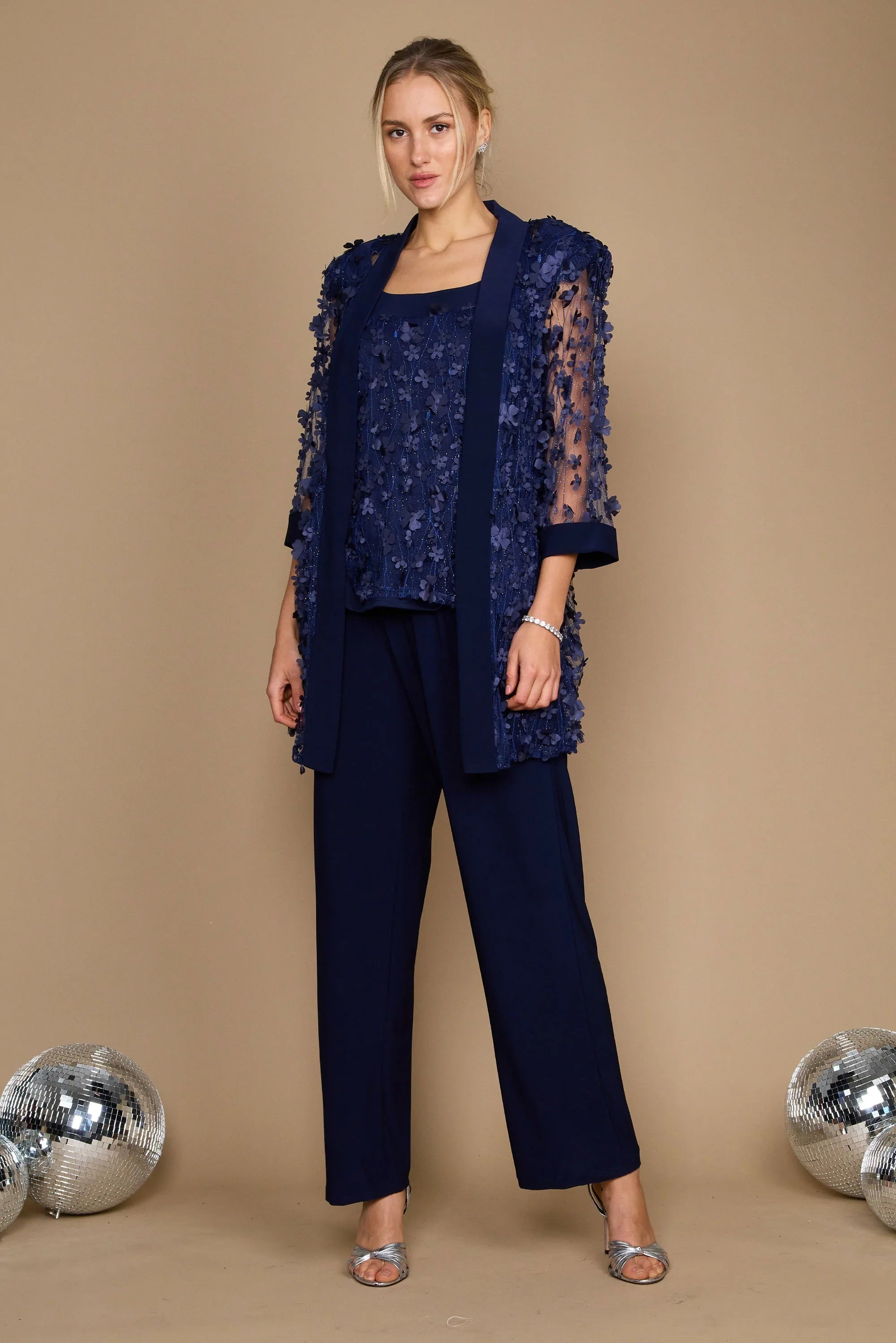 R&M Richards 9462P Long Petite Formal Pant Set Sale