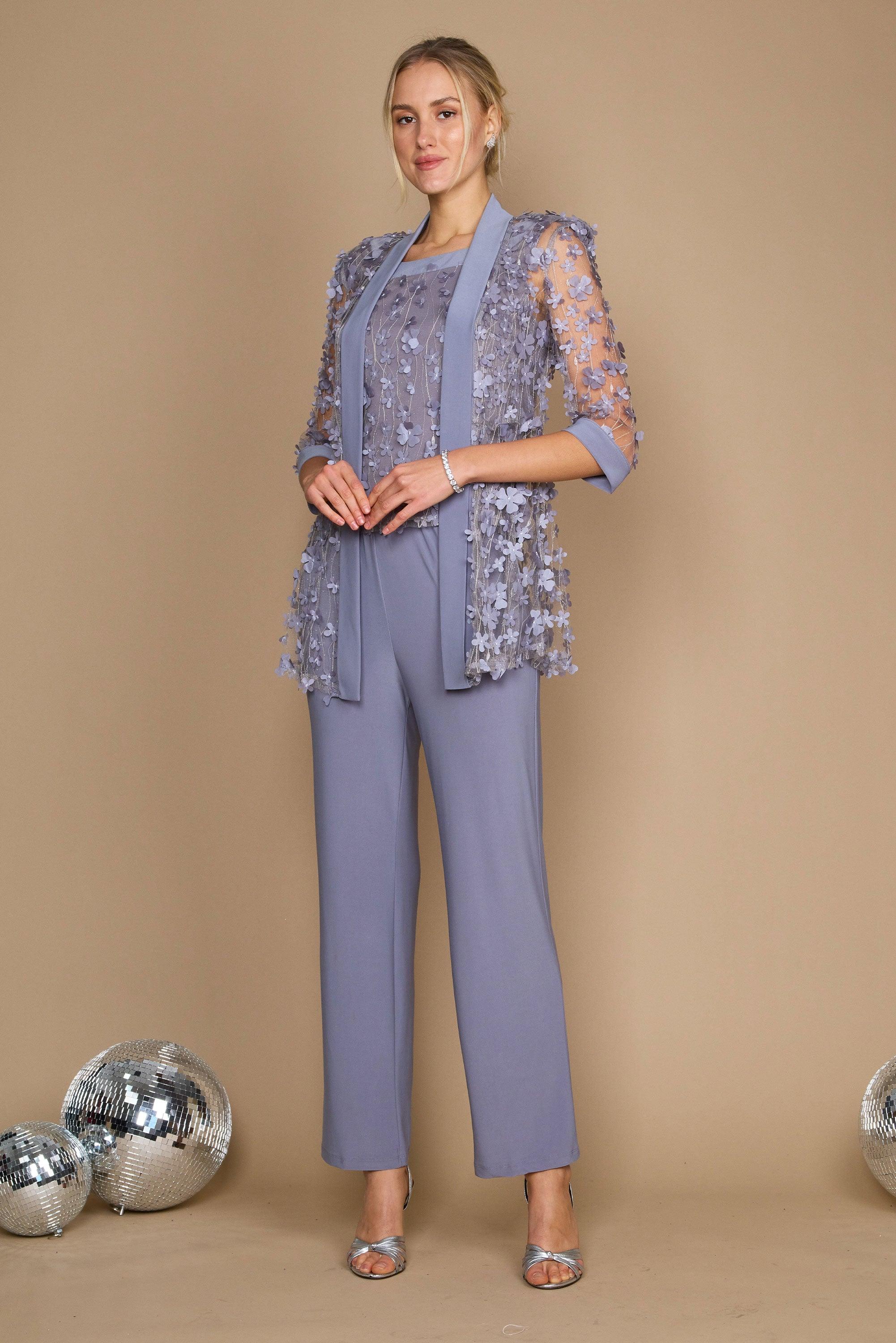 R&M Richards 9462 Long Mother Of The Bride Pant Set