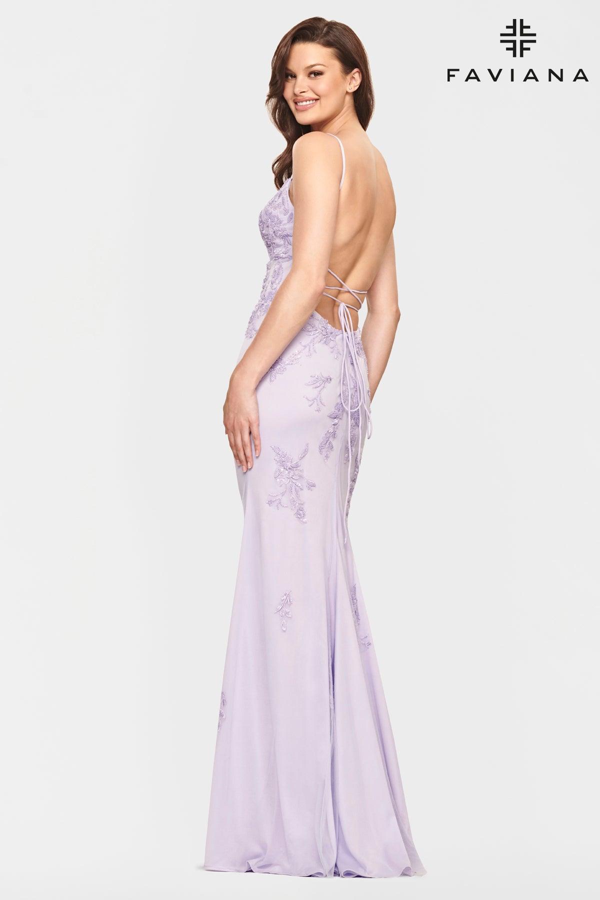 Faviana Long Formal Prom Dress S10633